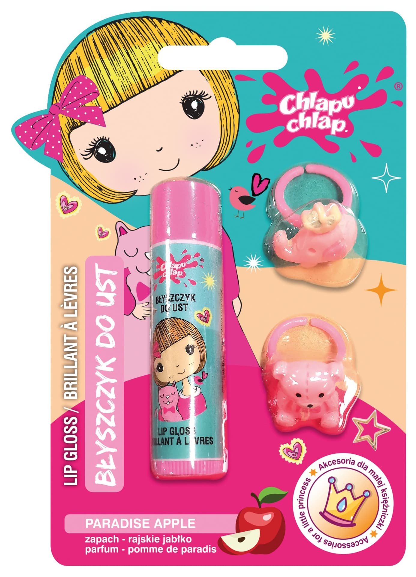 

CHLAPU CHLAP BŁYSZCZYK PIERŚCIONEK rajskie jabłko