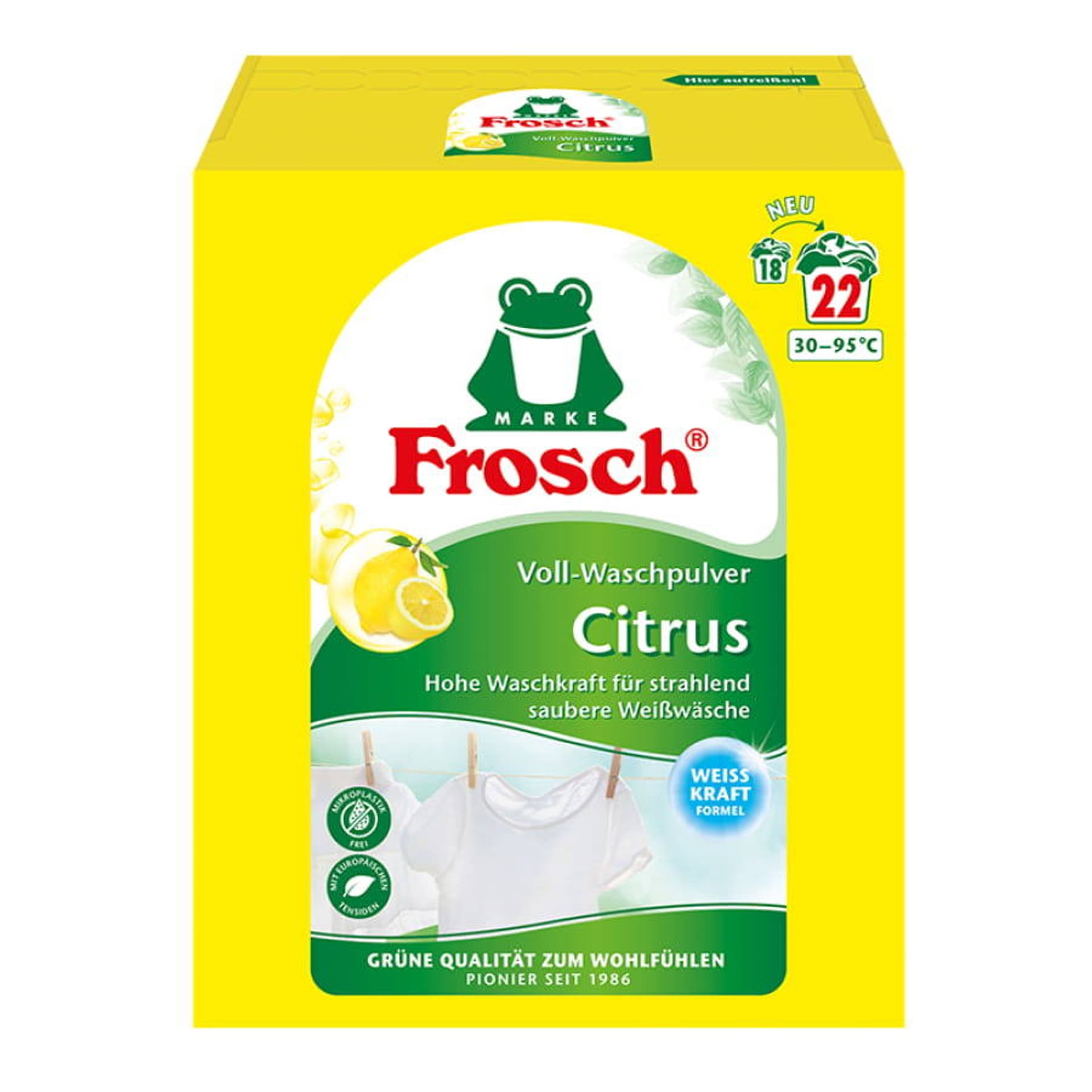 

Frosch Citrus Proszek do Prania 1,45 kg