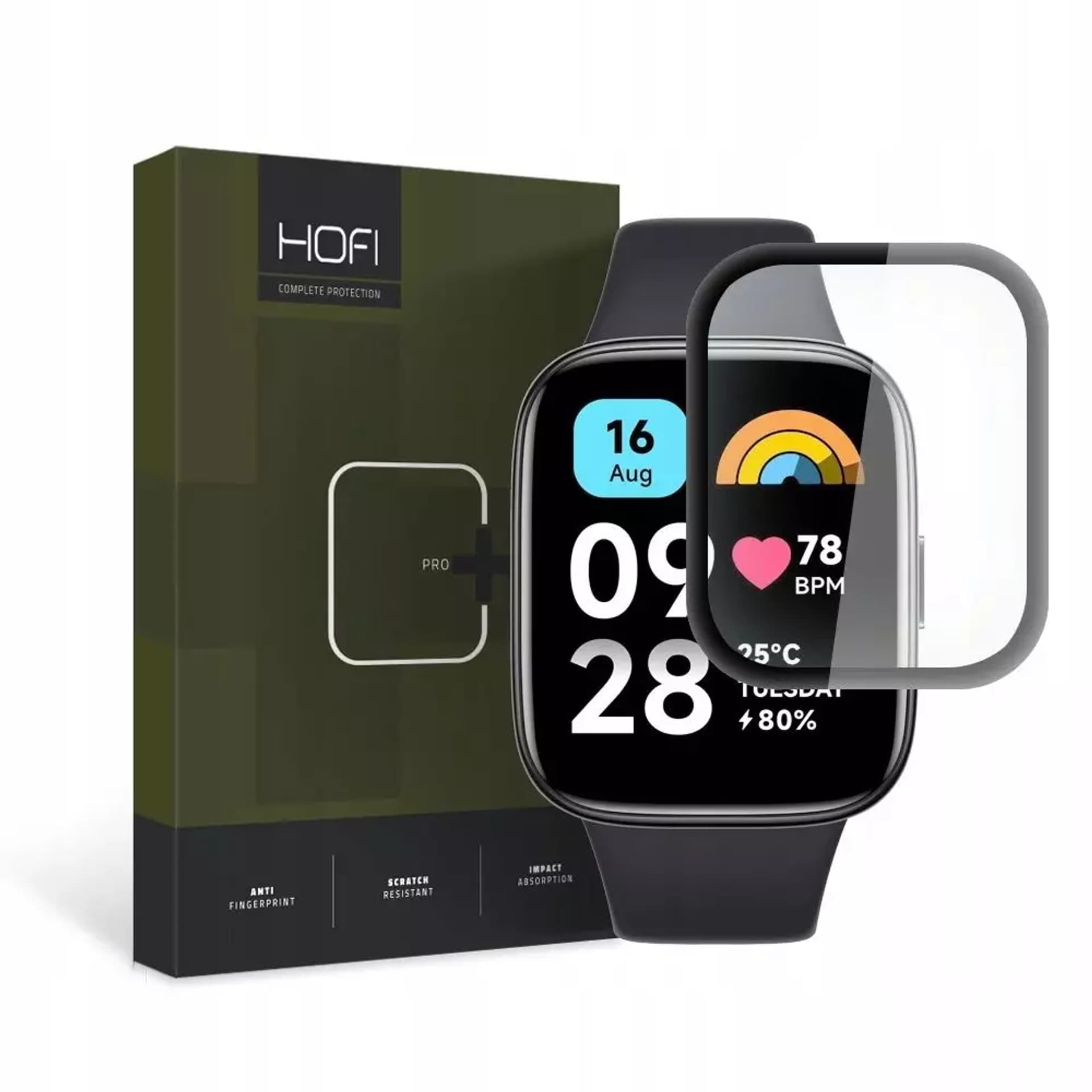 

Szkło Hybrydowe Hofi Hybrid Pro+ do Xiaomi Redmi Watch 3 Active Black
