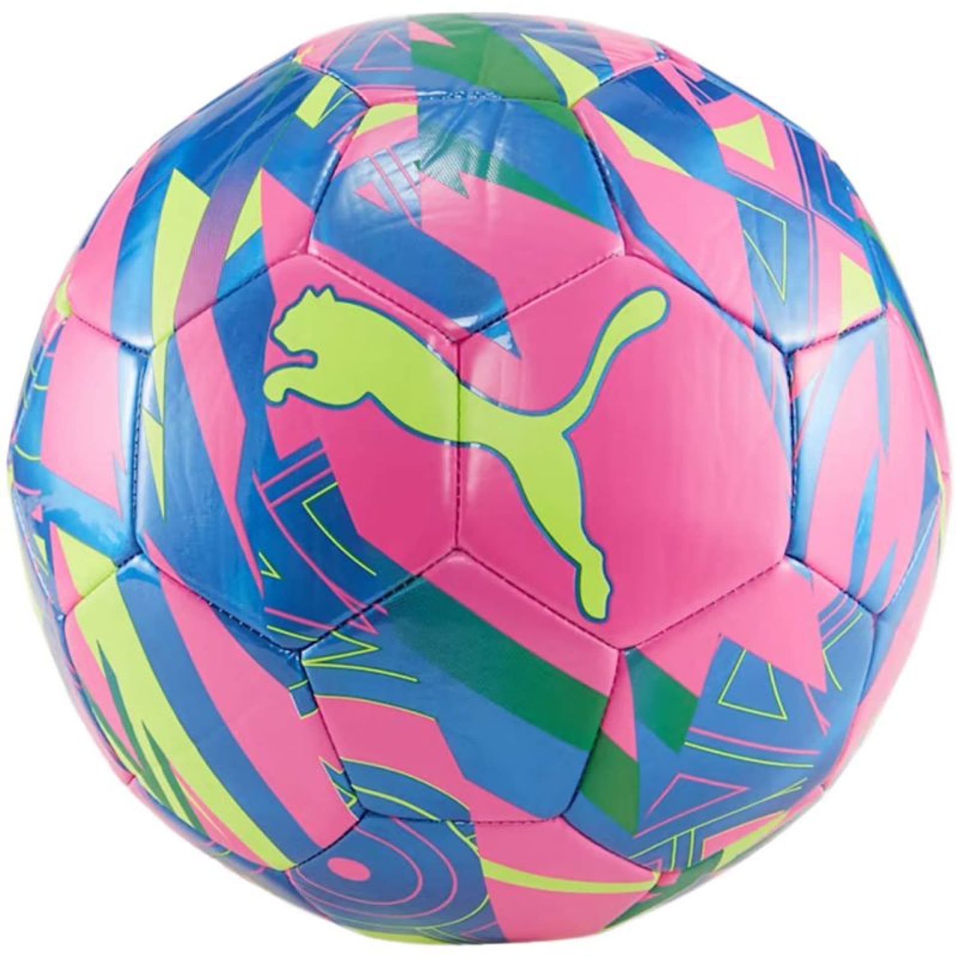 

Piłka nożna Puma Graphic Energy 84136 (kolor Niebieski. Różowy, rozmiar 4)