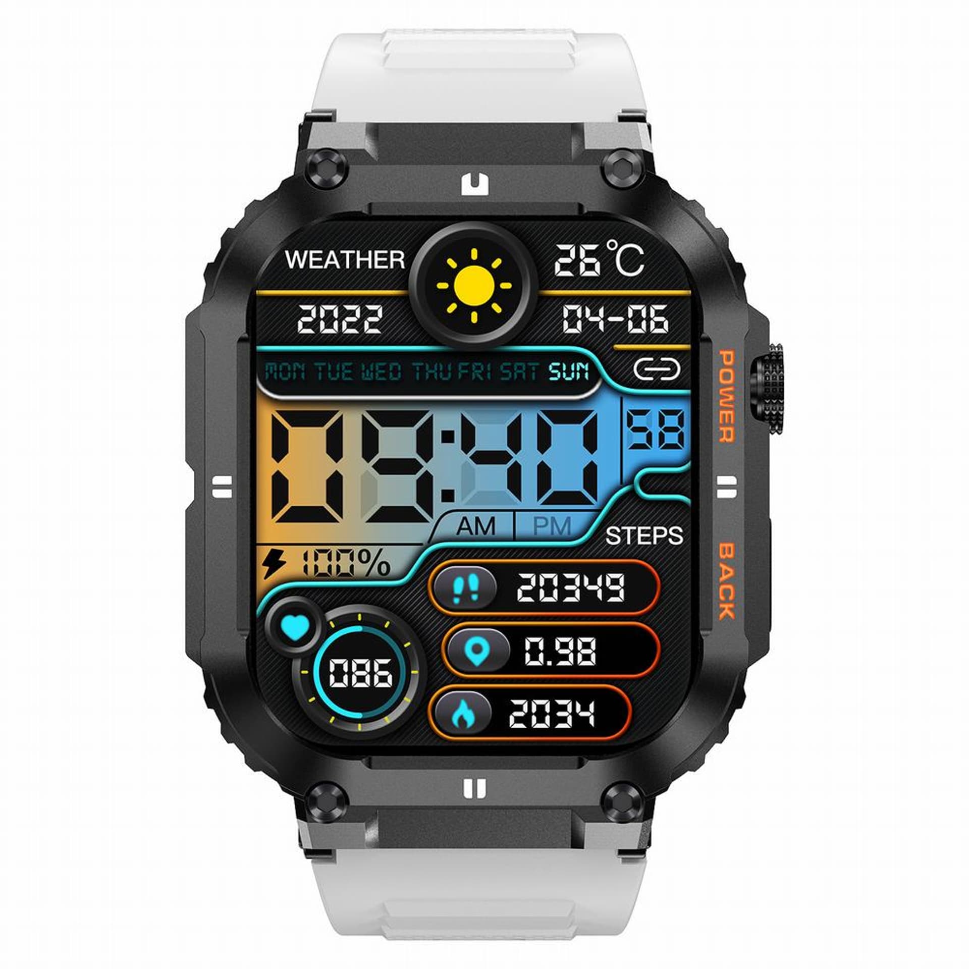 

SMARTWATCH MĘSKI Gravity GT6-8 - WYKONYWANIE POŁĄCZEŃ, MONITOR SNU (sg020h)