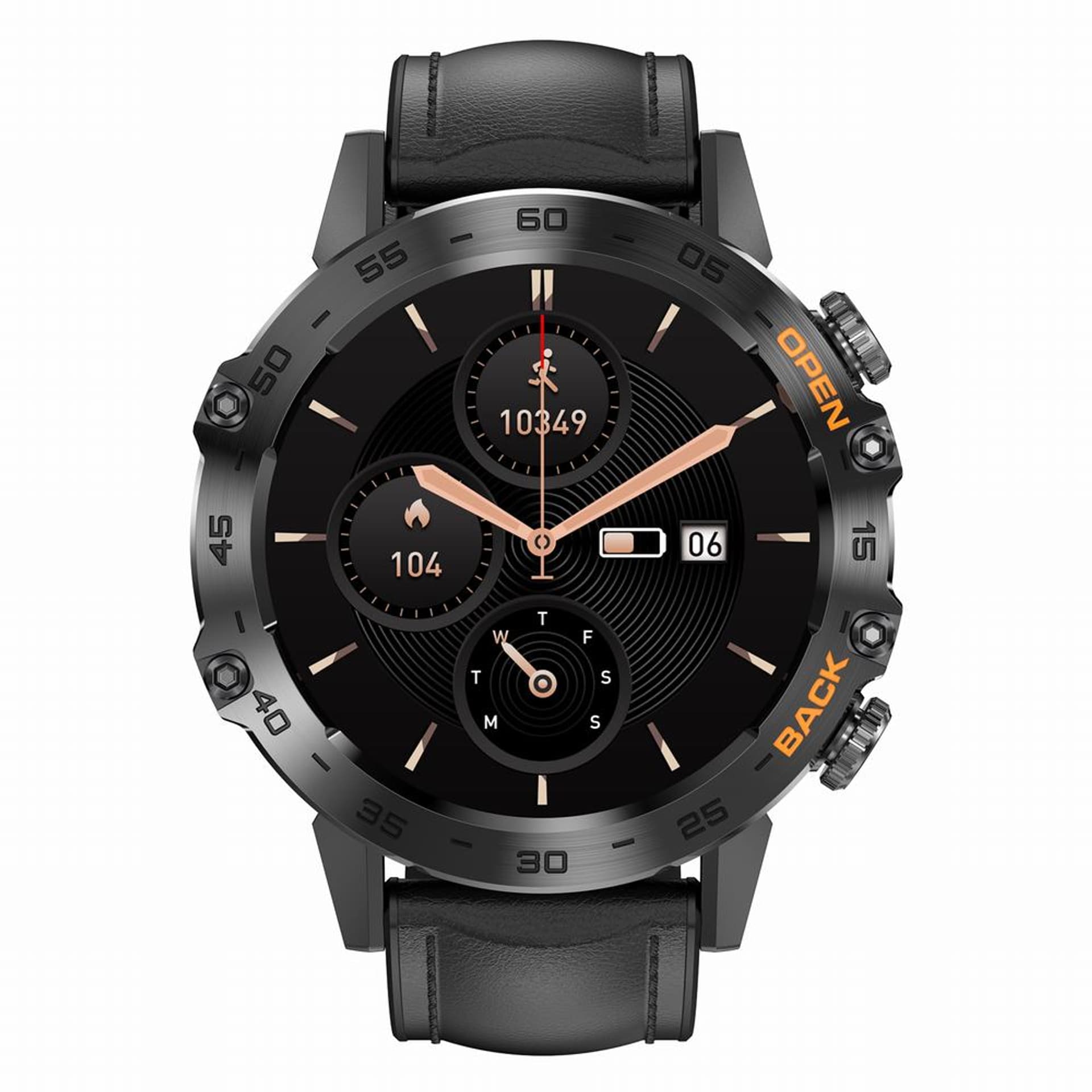 

SMARTWATCH MĘSKI Gravity GT9-5 - WYKONYWANIE POŁĄCZEŃ, CIŚNIENIOMIERZ (sg021e)