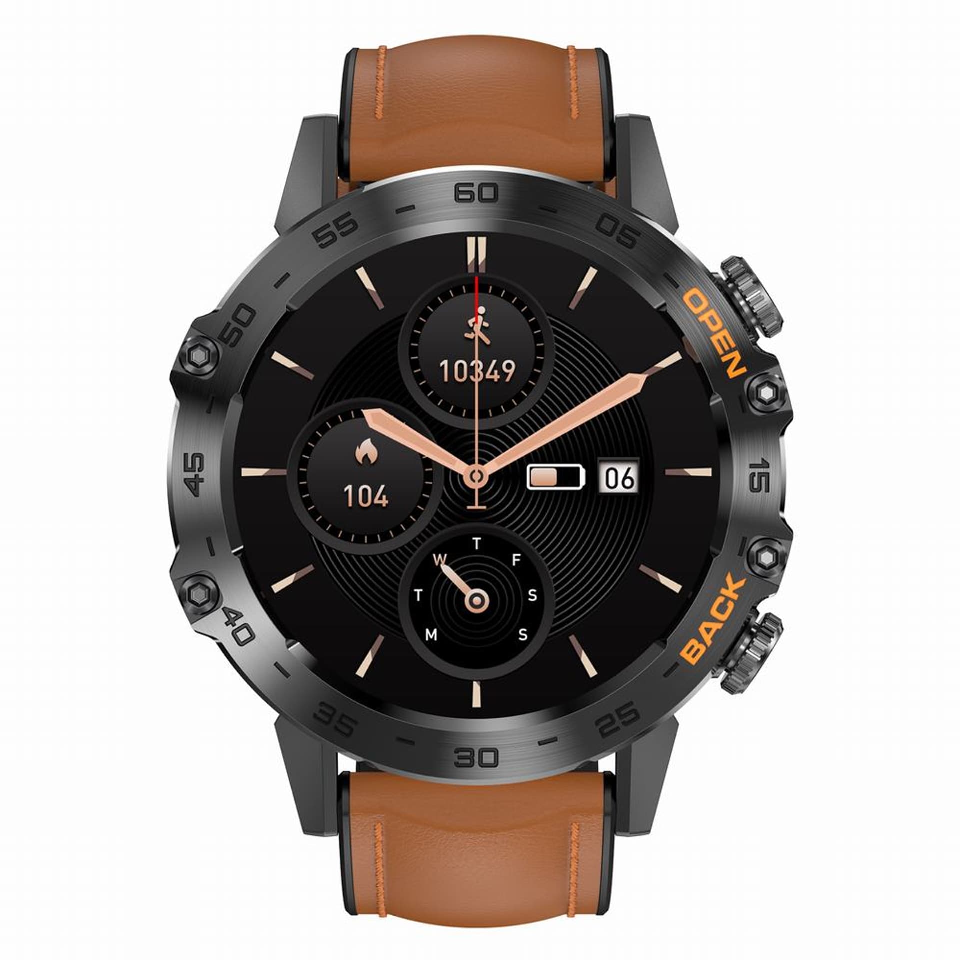 

SMARTWATCH MĘSKI Gravity GT9-7 - WYKONYWANIE POŁĄCZEŃ, CIŚNIENIOMIERZ (sg021g)