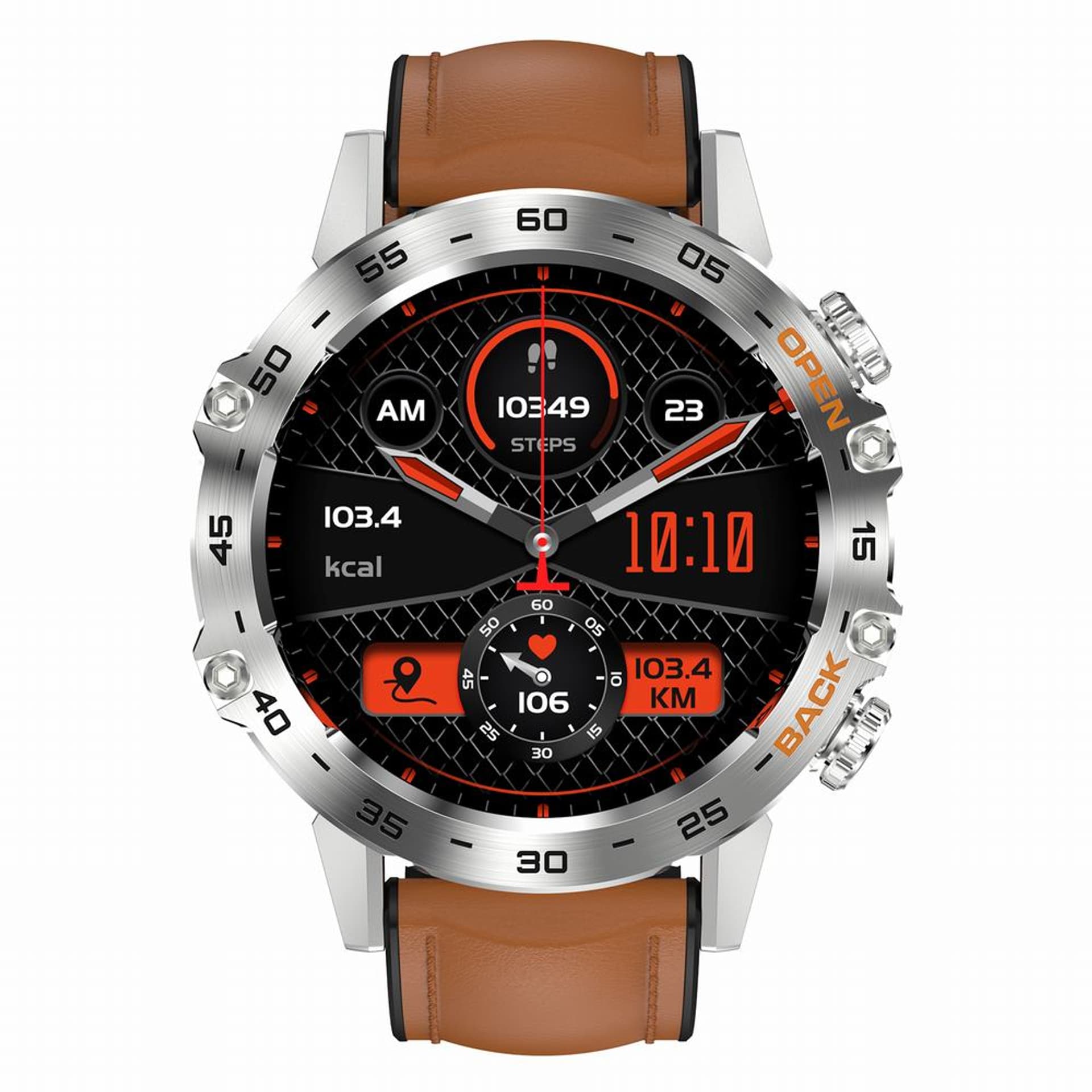 

SMARTWATCH MĘSKI Gravity GT9-8 - WYKONYWANIE POŁĄCZEŃ, CIŚNIENIOMIERZ (sg021h)