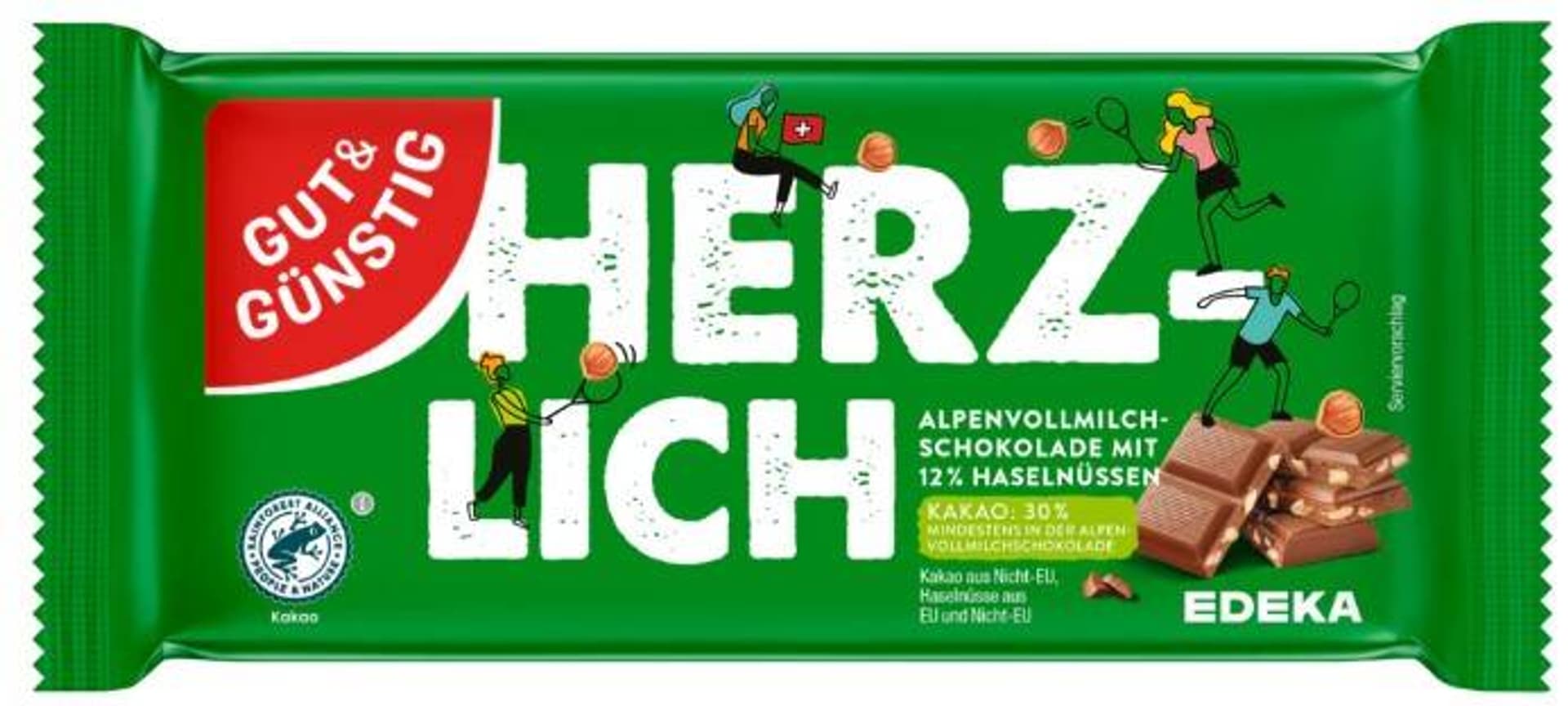 

G&G Czekolada Mleczna z Orzechami 100 g DE