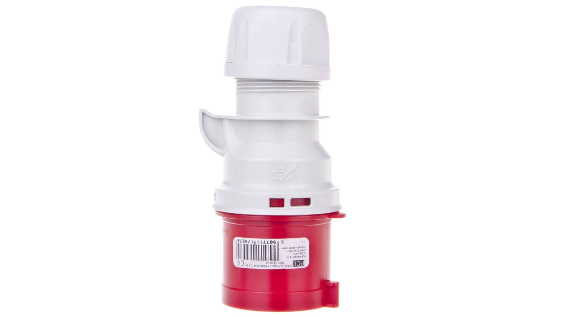 

Wtyczka przenośna 32A 3P 400V czerwona IP44 SHARK 023-9