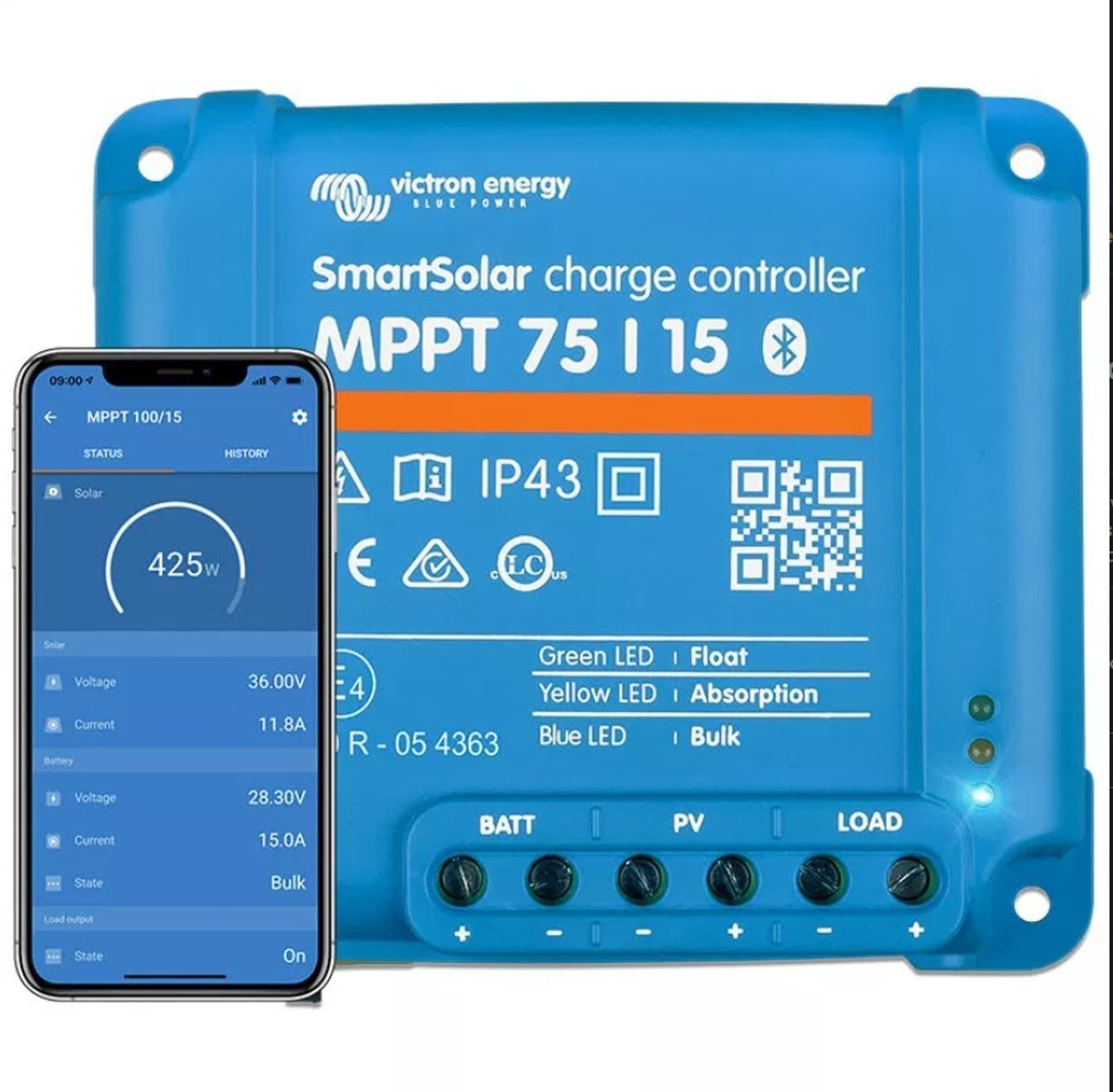 

Regulator Victron Energy SmartSolar MPPT 75/15 Retail