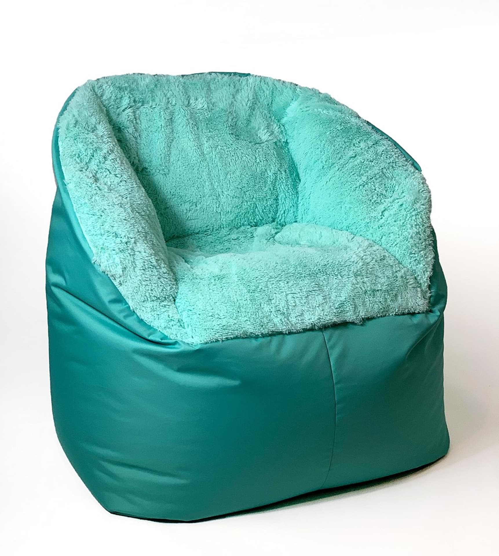 

Pufa worek sako FLUFFY miętowy XXL -140x90