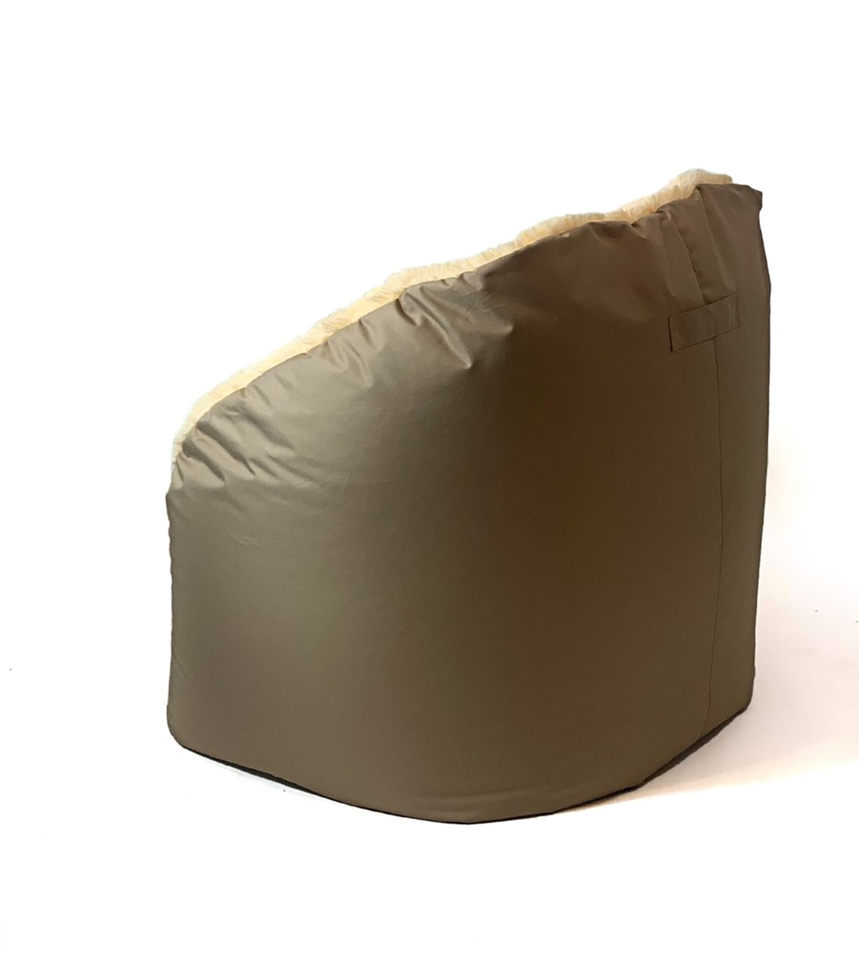 

Pufa worek sako FLUFFY kremowy XXL 140x90