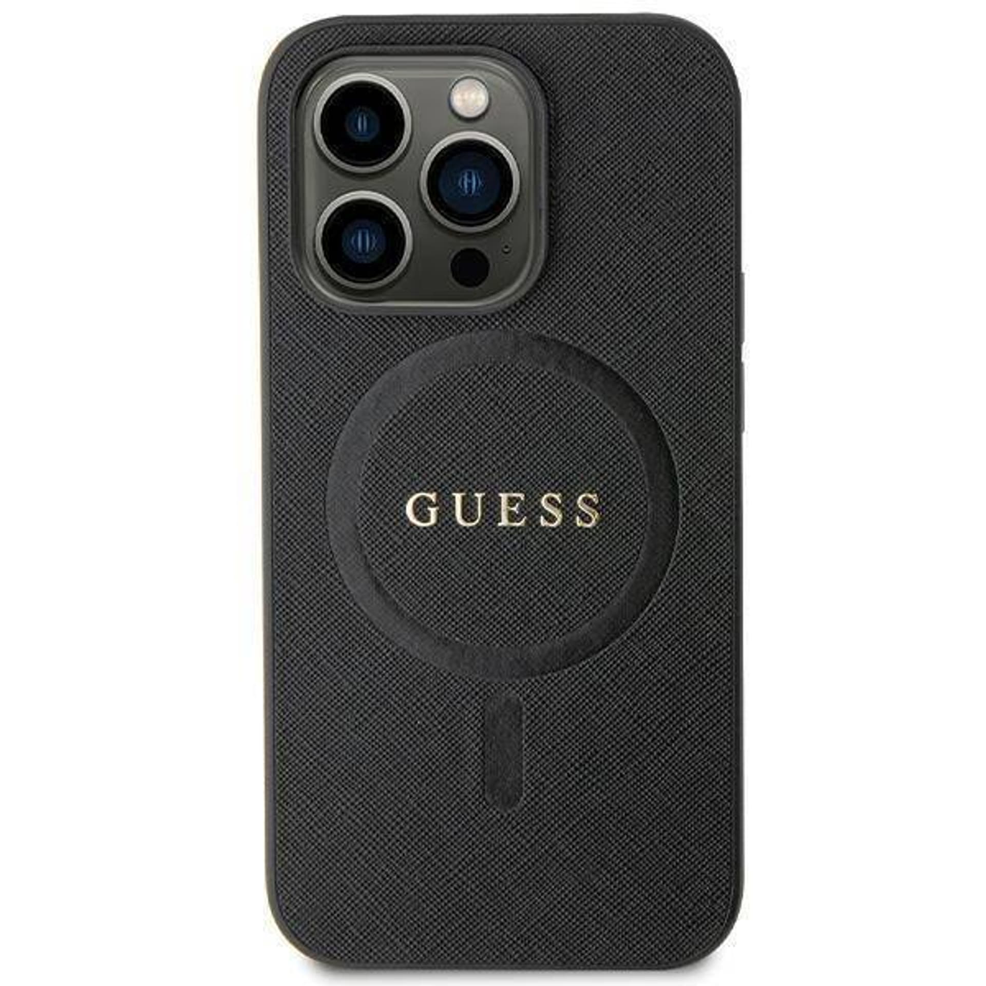 

Guess GUHMN61PSAHMCK iPhone 11 / Xr 6.1" czarny/black hardcase Saffiano MagSafe