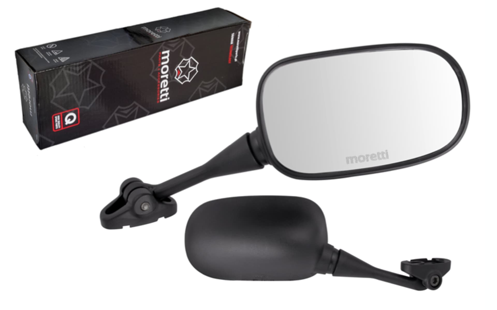 

Lusterka R+R do motocykla na owiewkę z homologacją