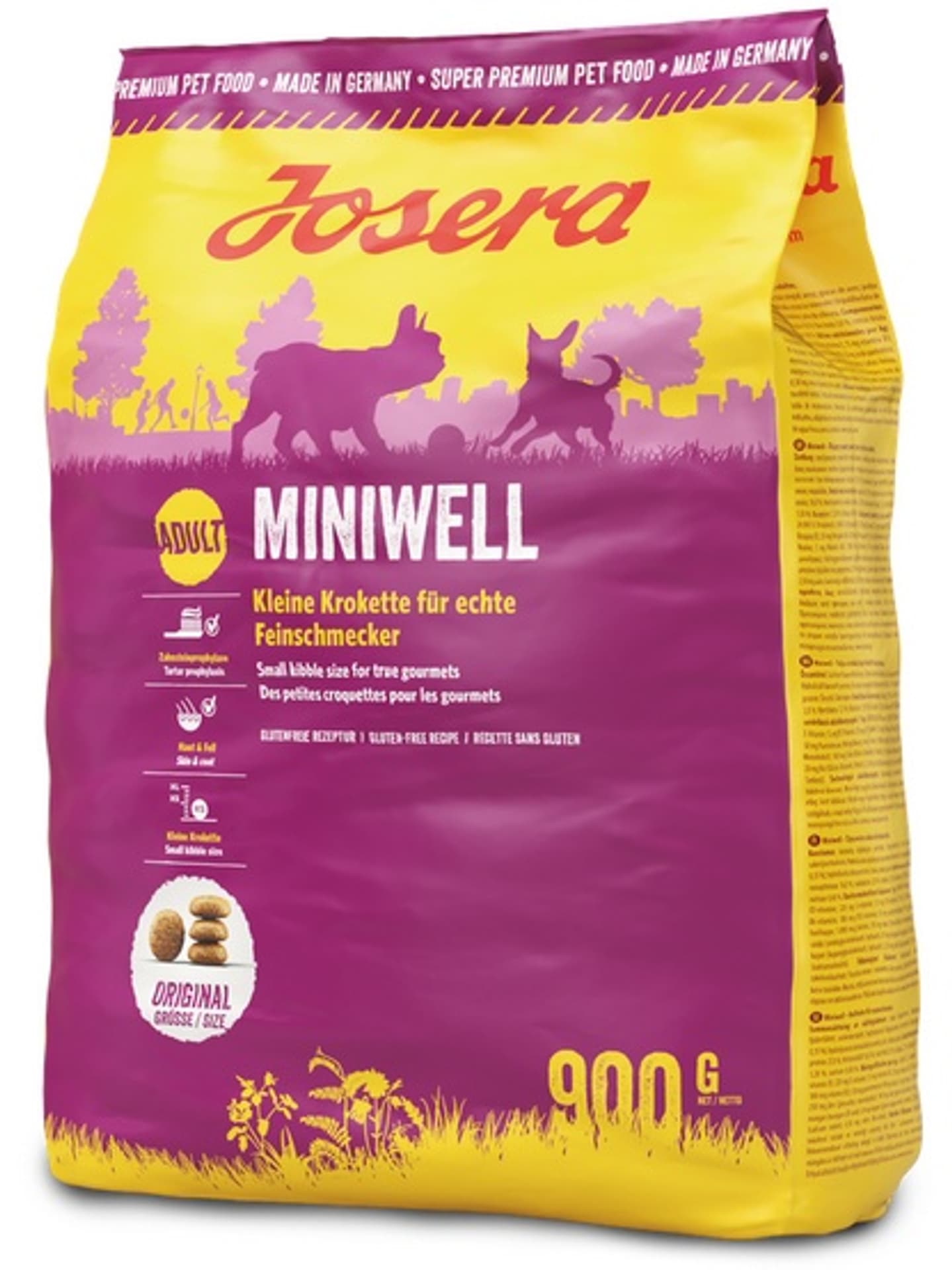 

JOSERA Miniwell - sucha karma dla psów ras małych - 900g