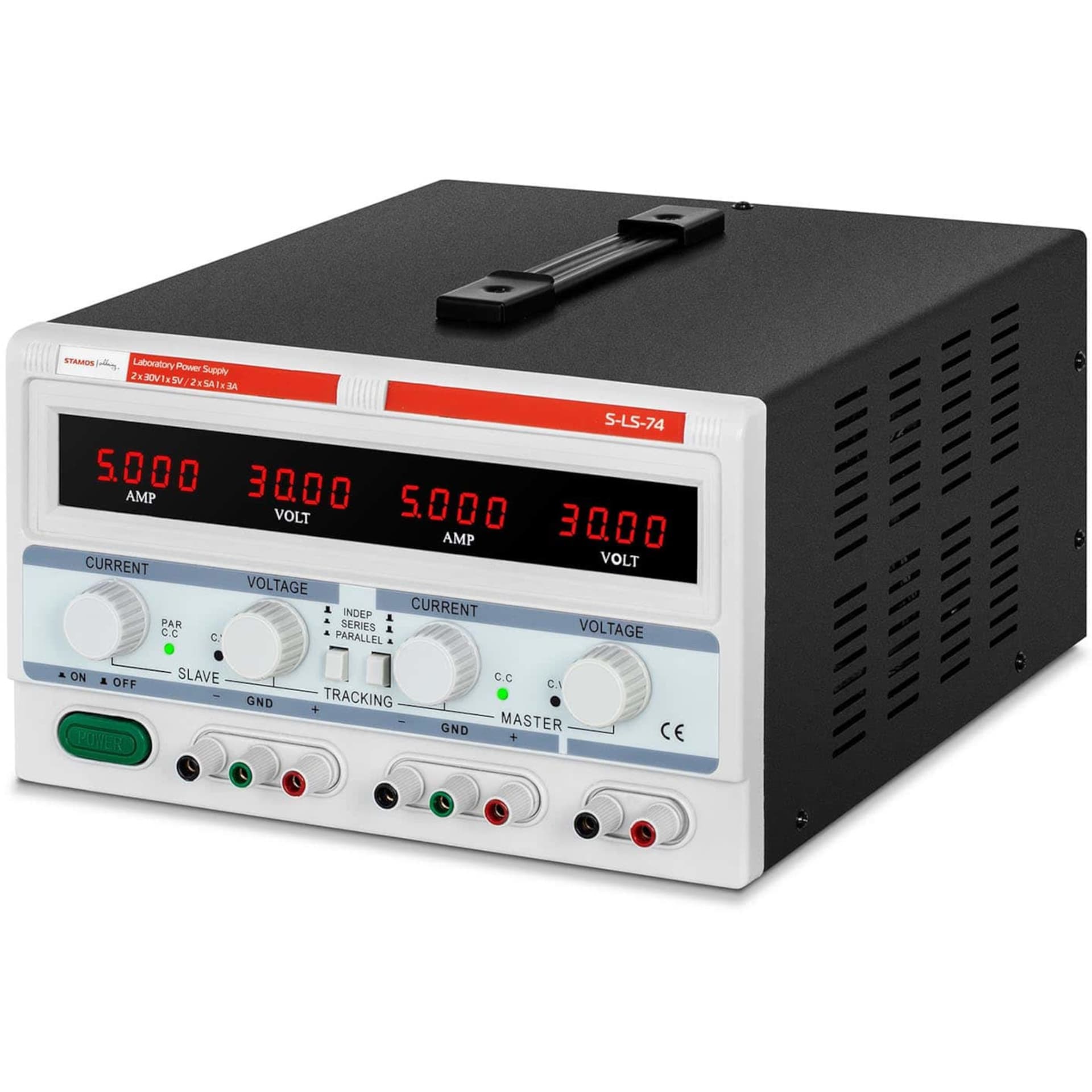 

Zasilacz laboratoryjny serwisowy 3 kanały 0-30 V 0-5 A DC