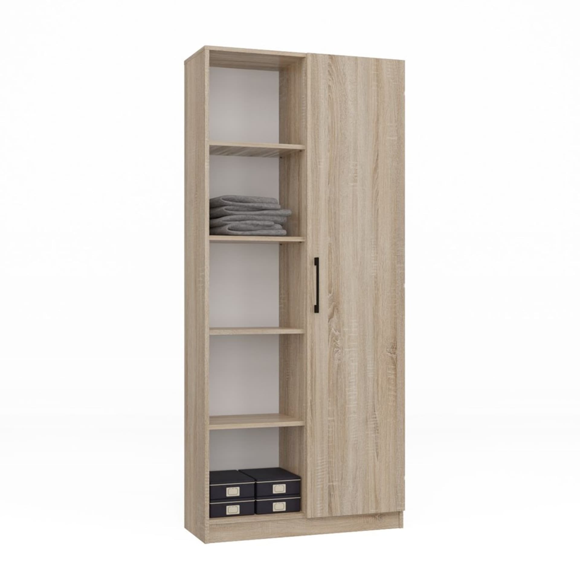 

REGAŁ 80CM SONOMA KOMPLET