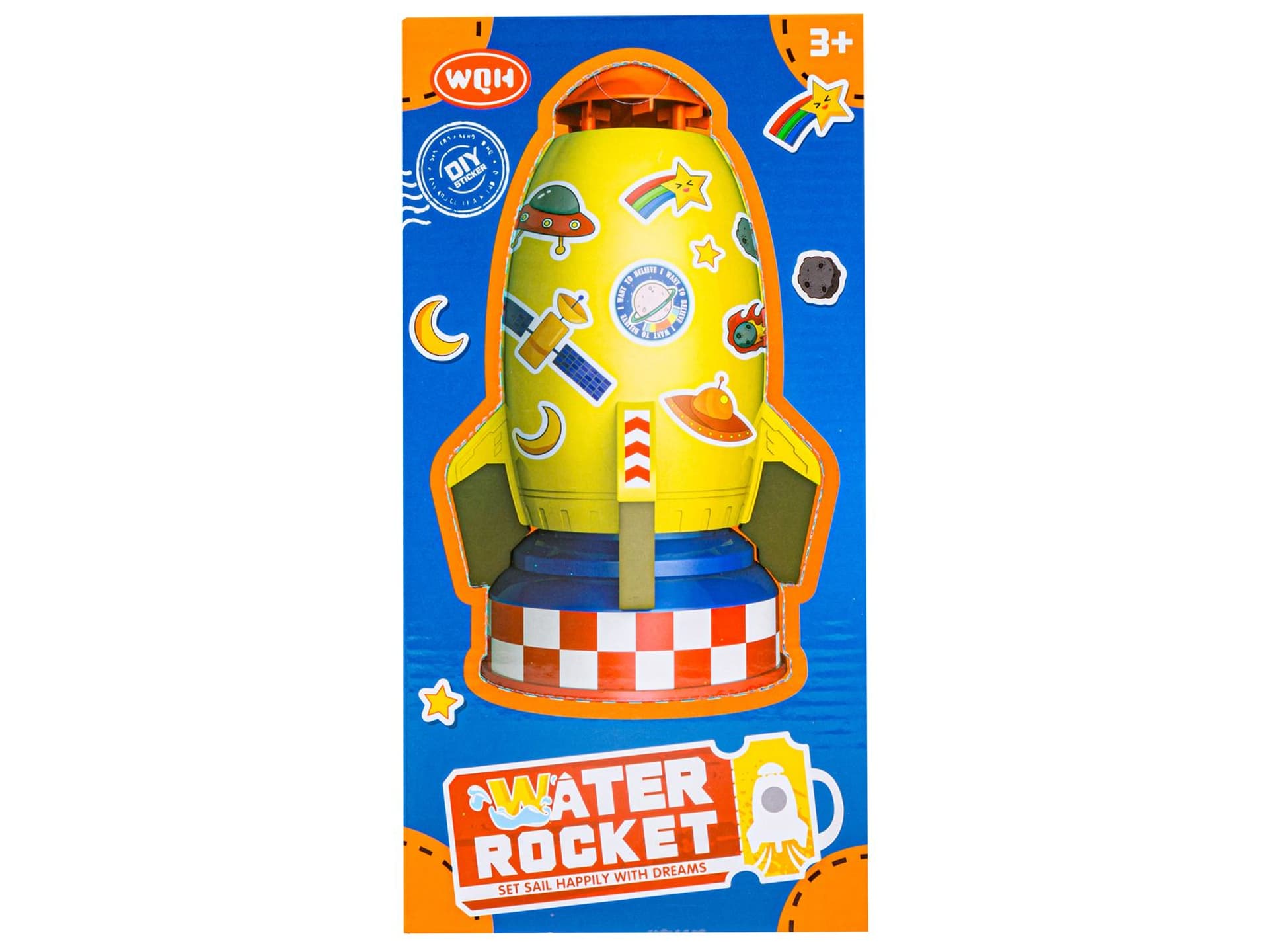 

RAKIETA WODNA Wyrzutnia rakiety wodnej, Water Rocket, Zraszacz, ŻÓŁTA KOSMICZNA