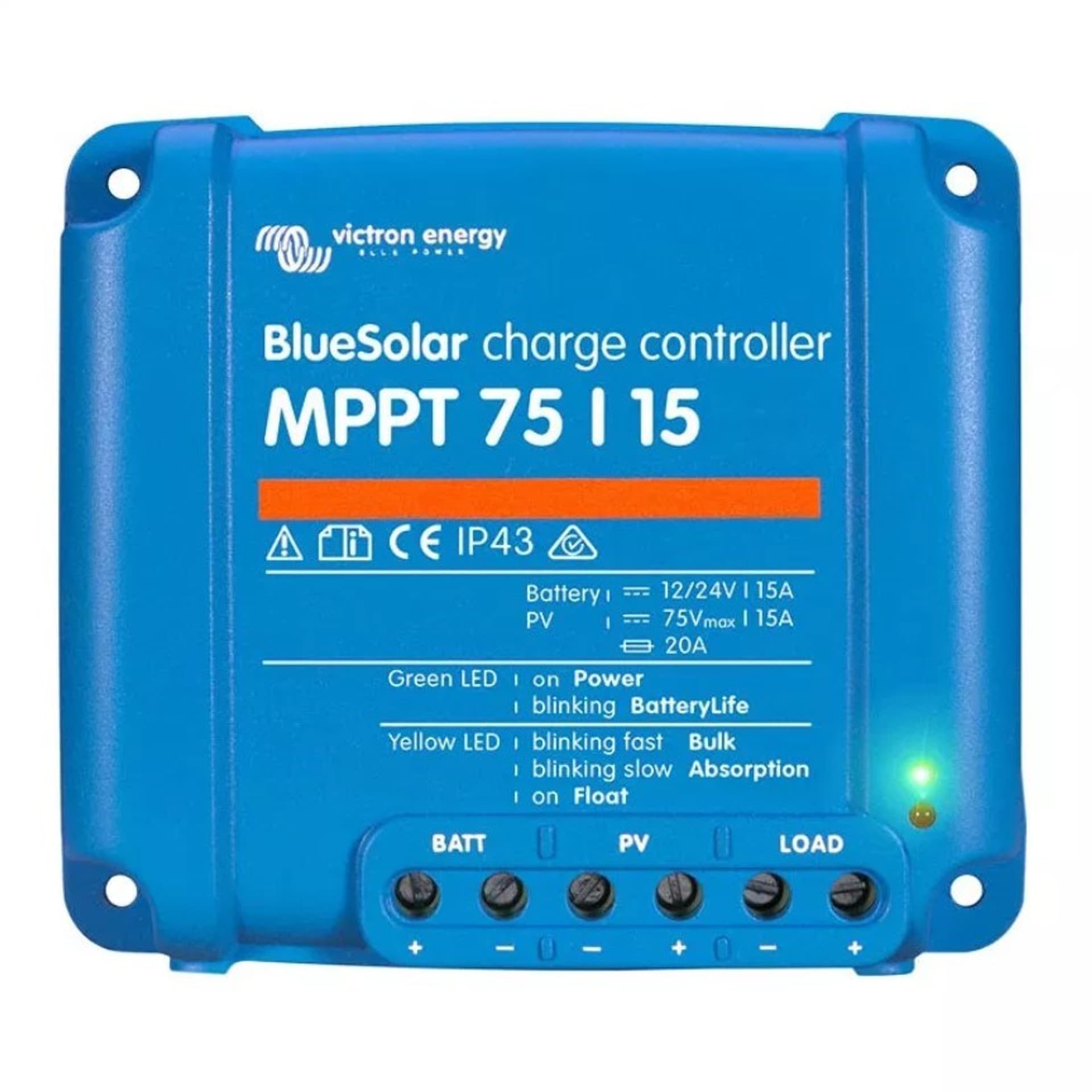 

Victron Energy Regulator ładowania Blue Solar MPPT 75V/15A