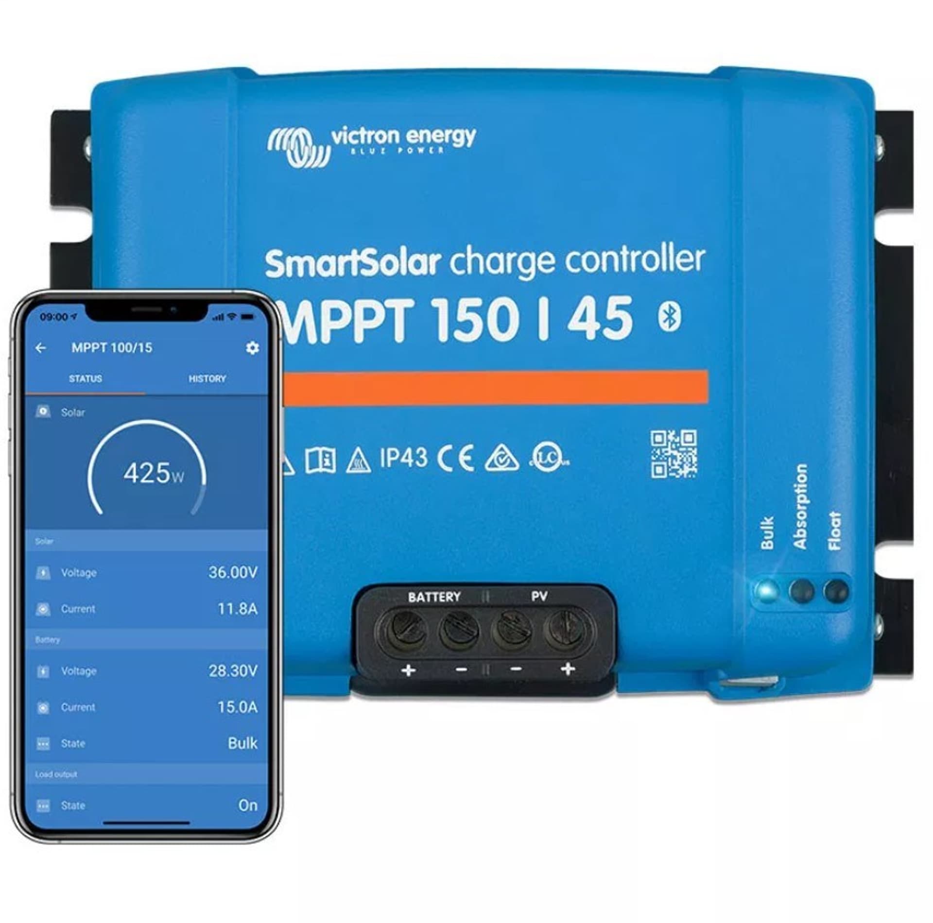 

Victron Energy Regulator ładowania Smart 150V/45A BlueTooth