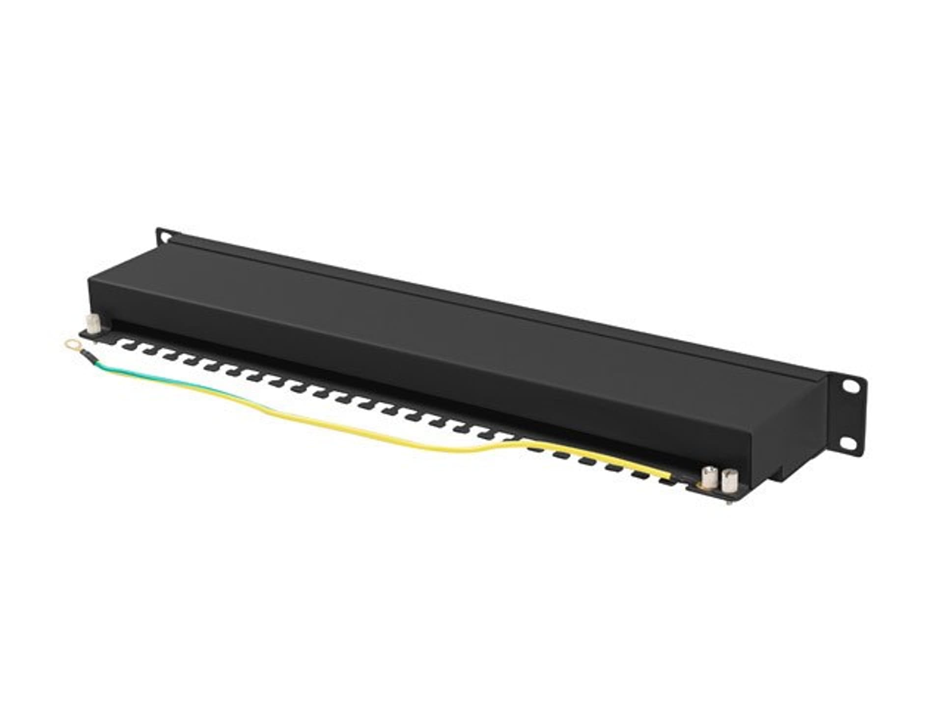 

LANBERG PATCH PANEL 24 PORT 1U 19" KAT.6A FTP CZARNY PPSA-1024-B
