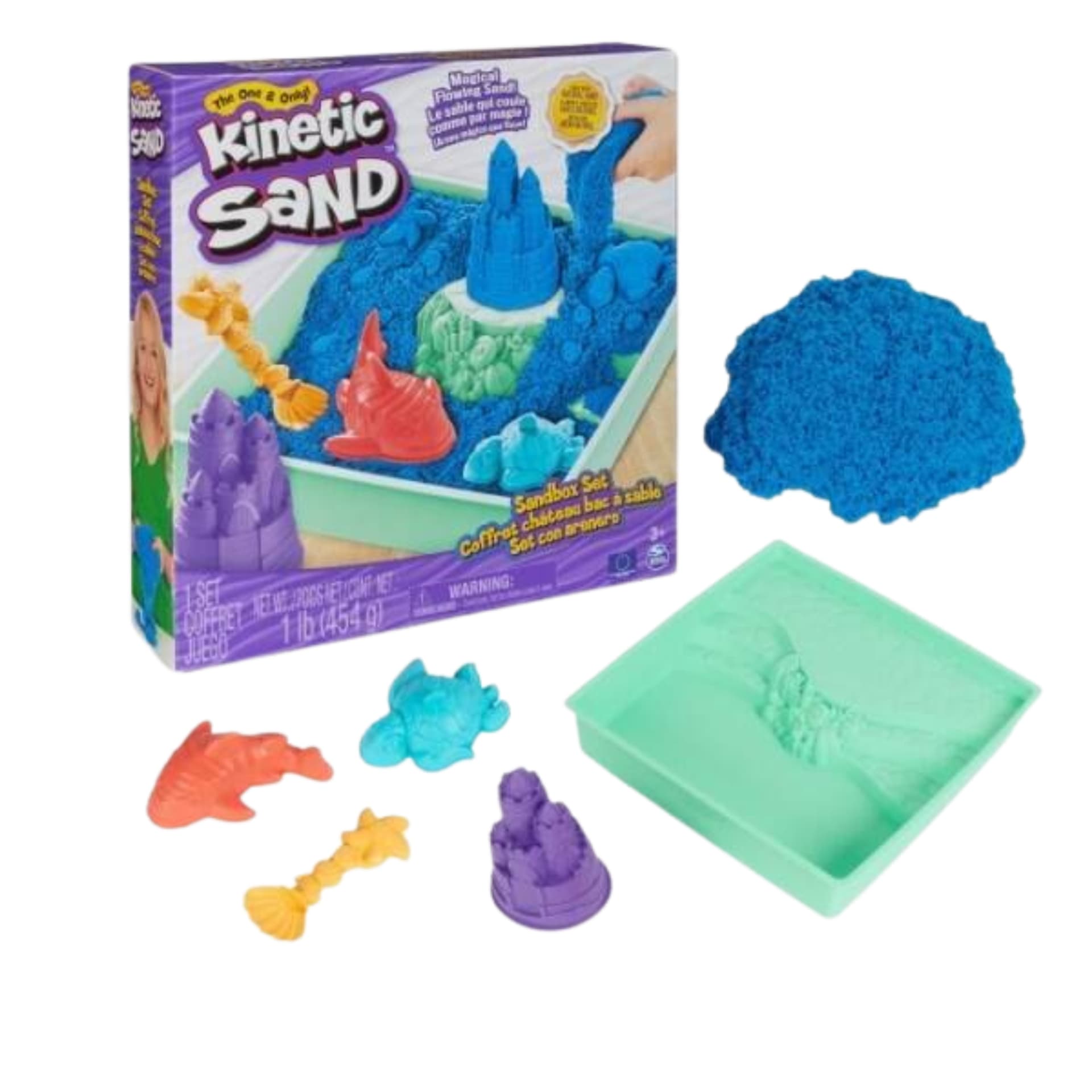 

Kinetic Sand - zestaw piaskownica