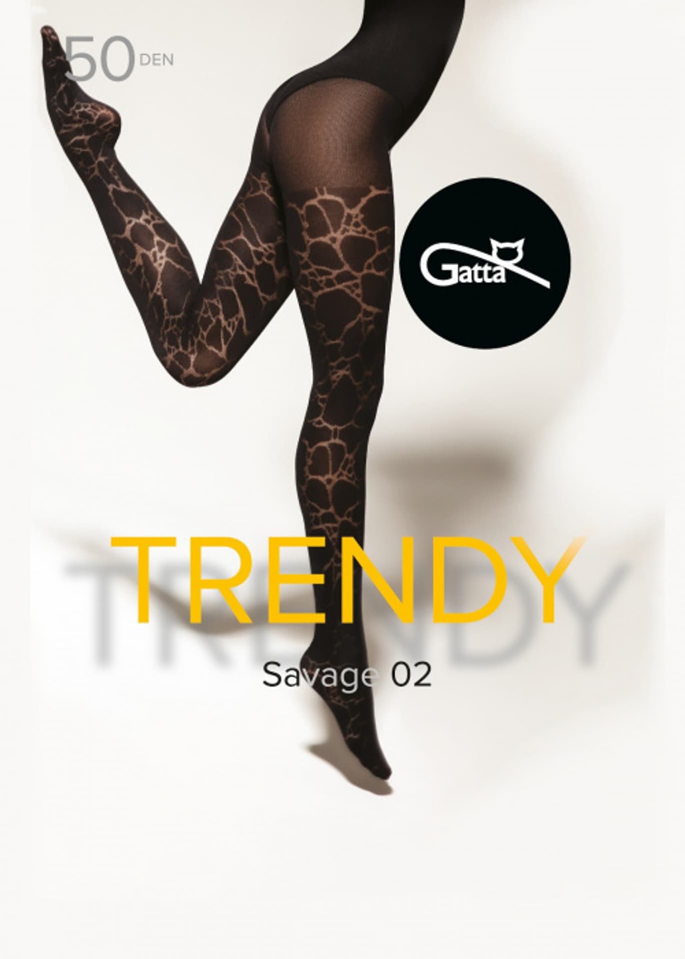 

Rajstopy Savage 02 50 DEN Nero (Rozmiar 4-L)
