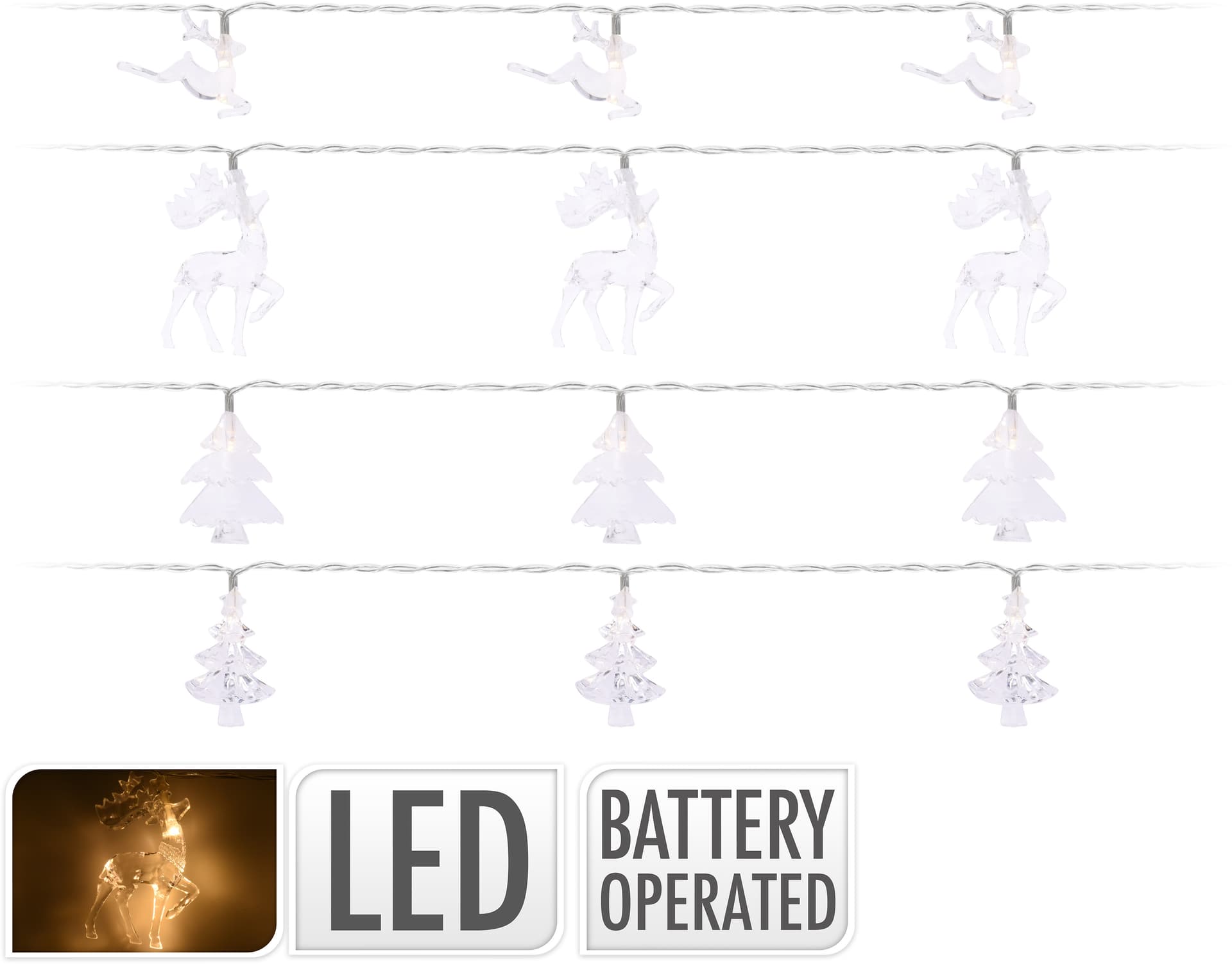 

Łańcuch LED 10L FIGURKI 4rodzaje 2 AA 1,5V