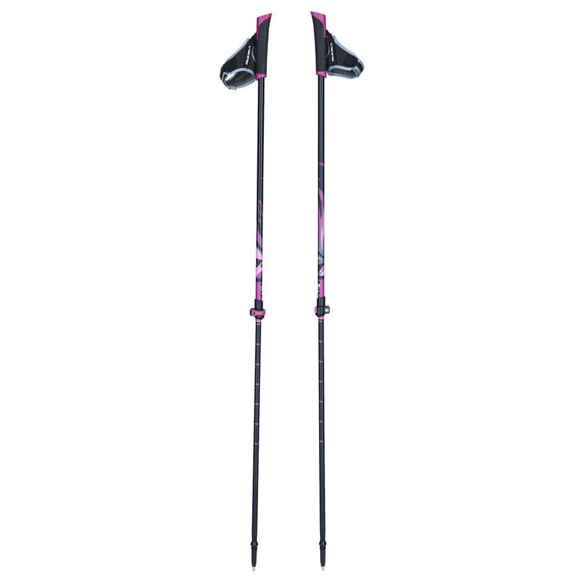 

Kije Viking Uppsala Nordic Walking czarno/fioletowe