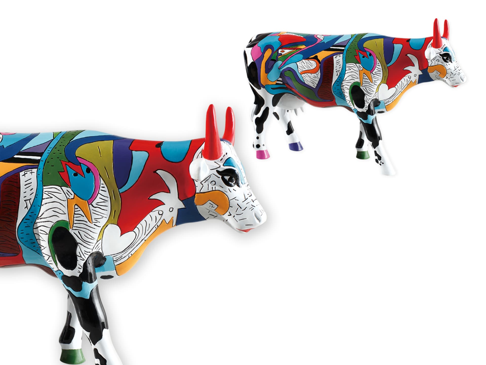

Cowparade New York 2000, Ziv's Udderly Cool Cow, autor: Marcie Ziv.