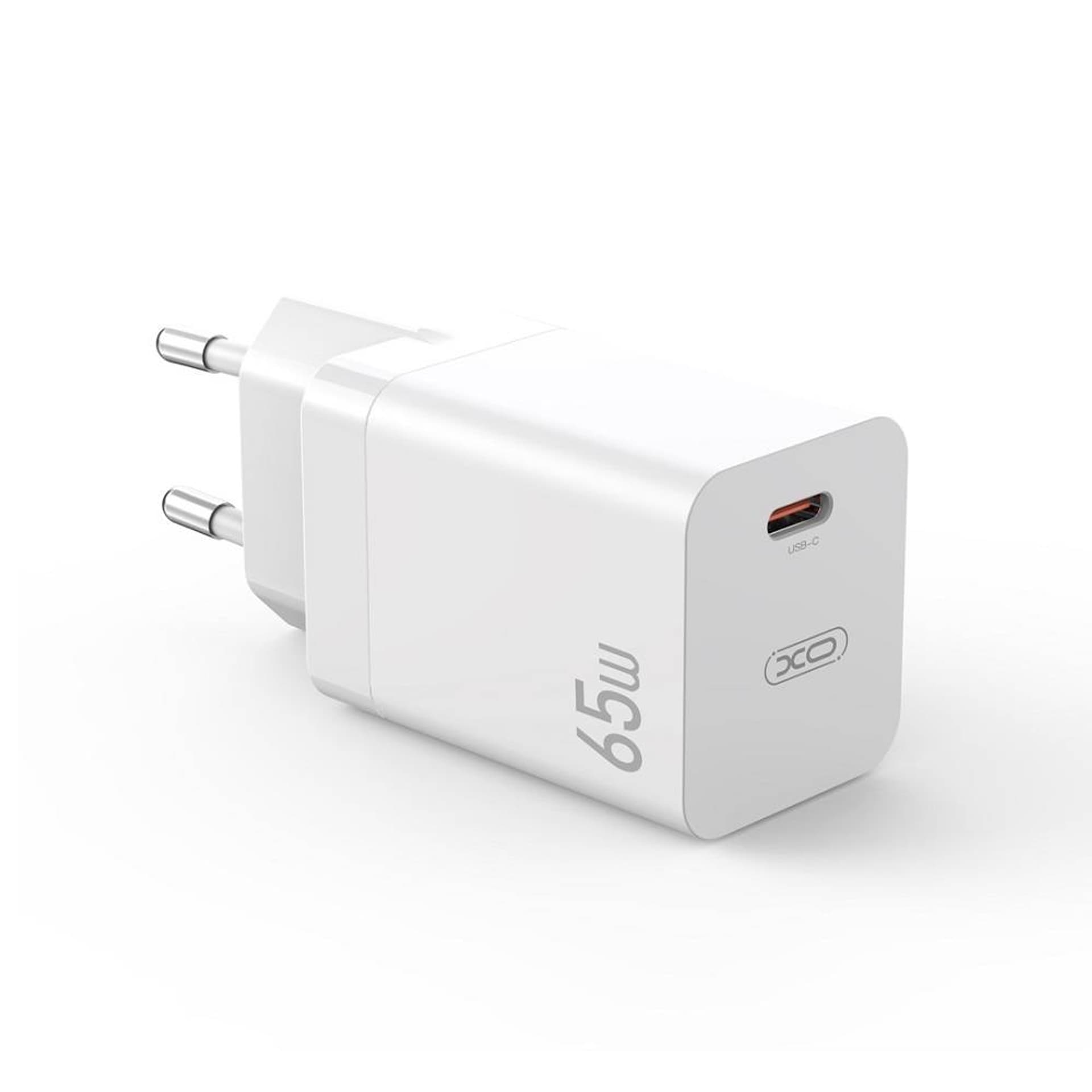 

Ładowarka Sieciowa PD 65W 1xUSB-C + Kabel USB-C - USB-C 1m XO CE10 biała