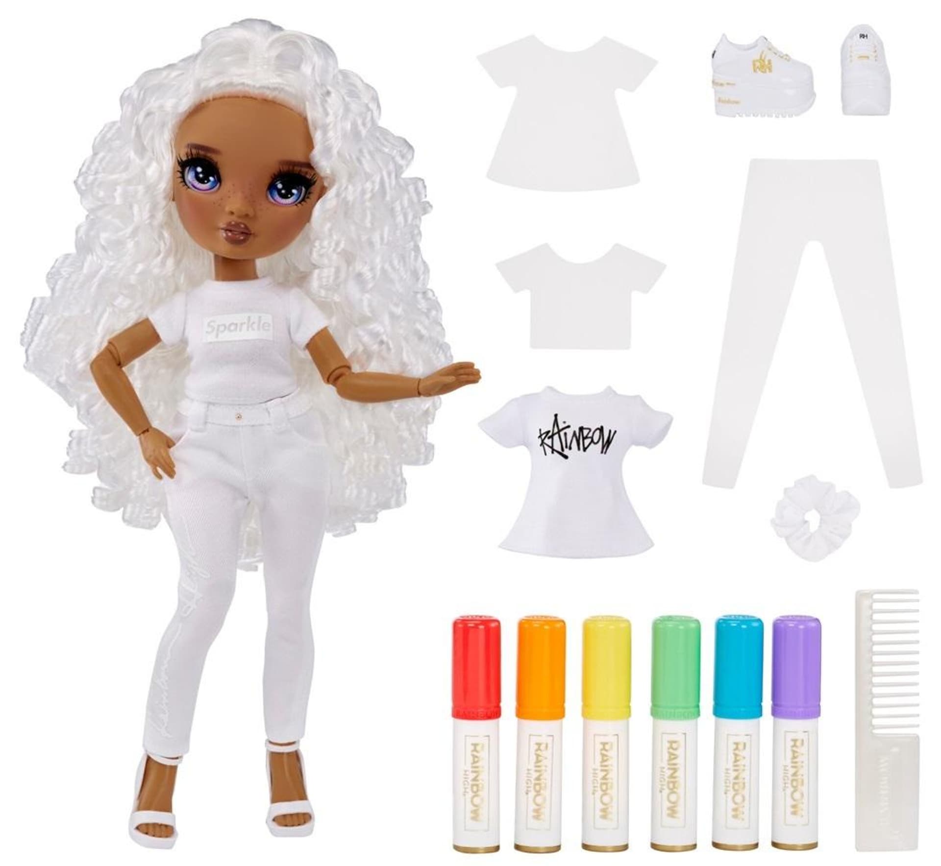 

Rainbow High Color&Create Fashion Doll - Purple