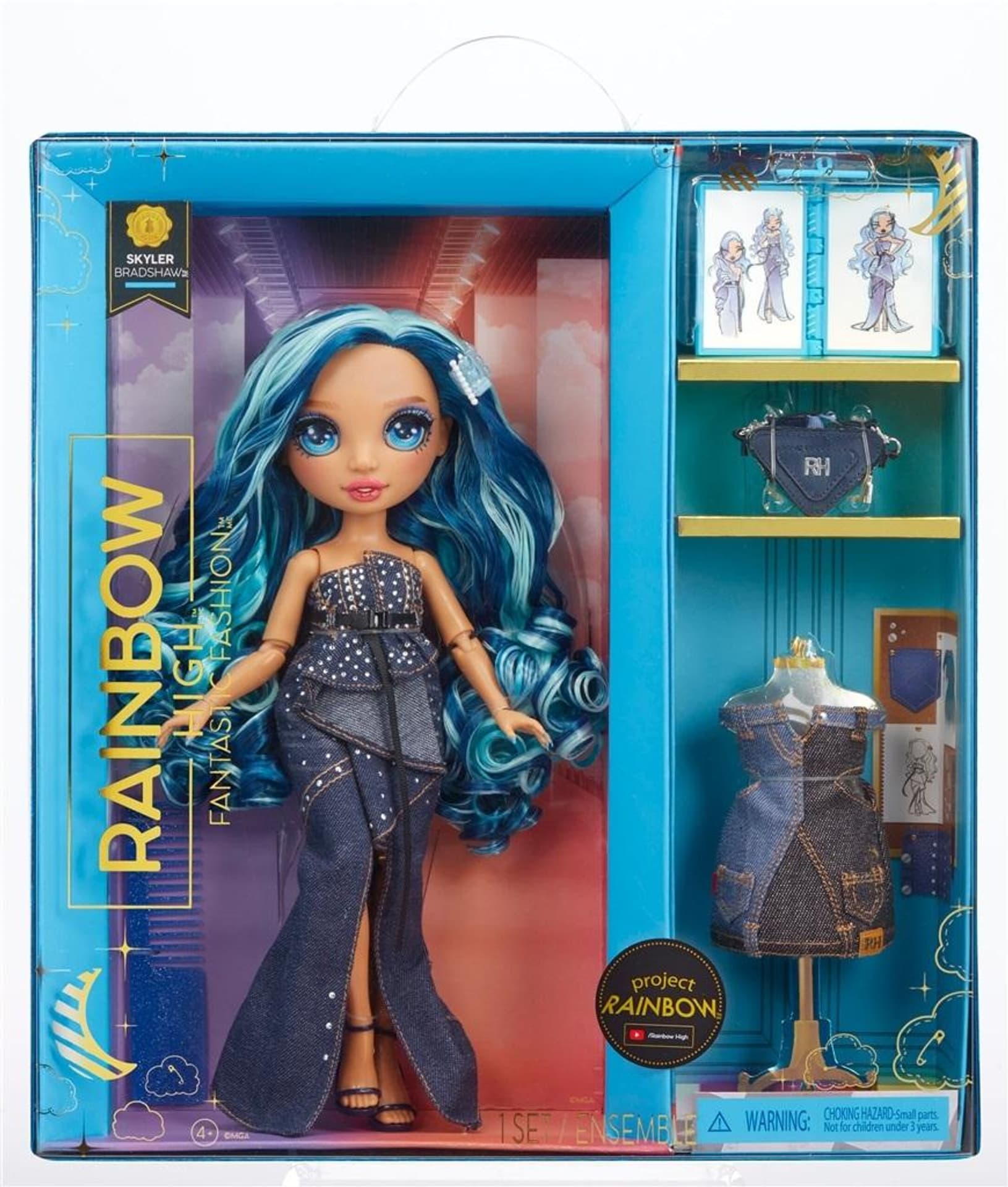 

Rainbow High Fantastic Fashion Doll - Blue