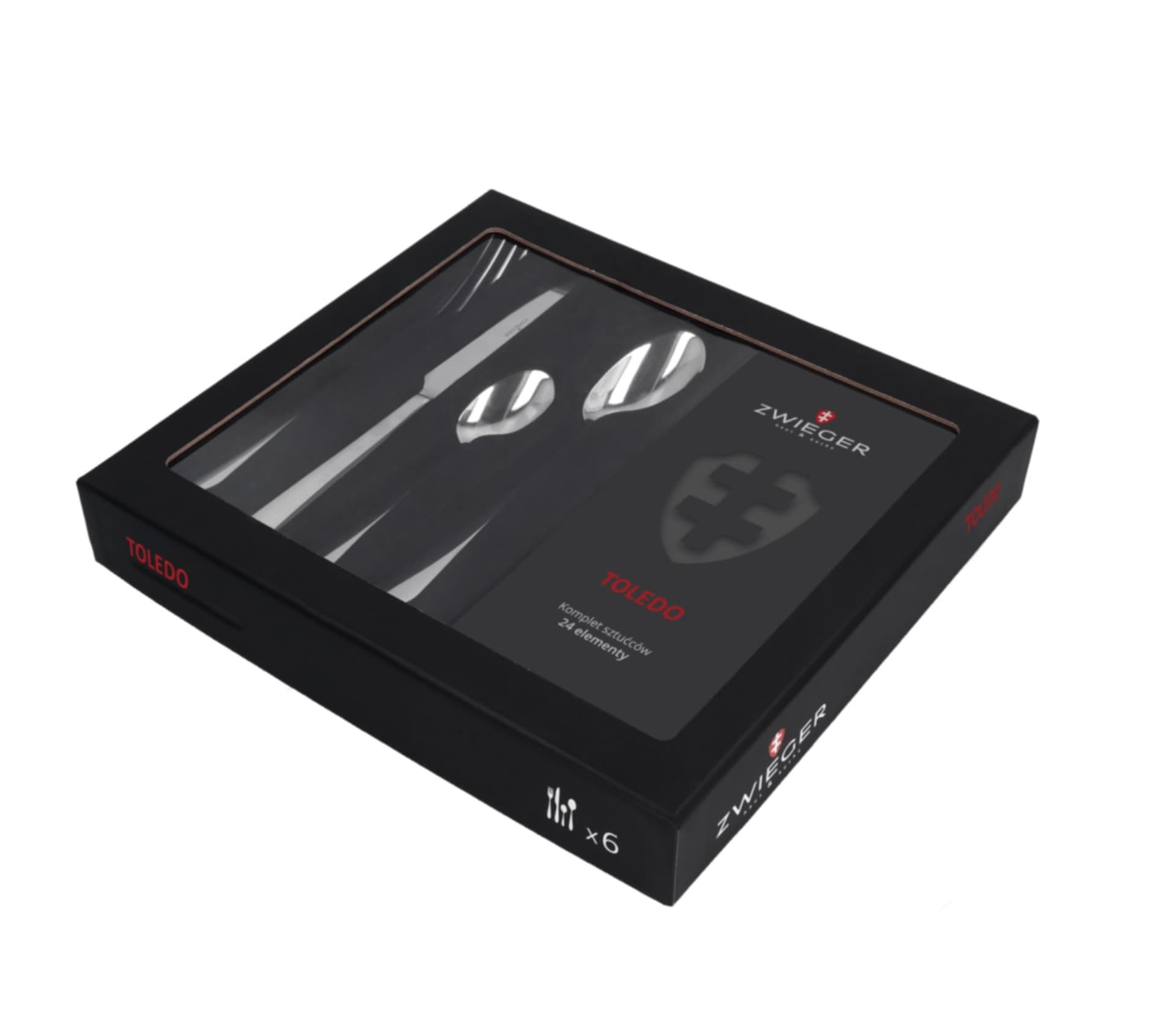 

ZWIEGER TOLEDO Komplet 24szt sztućców