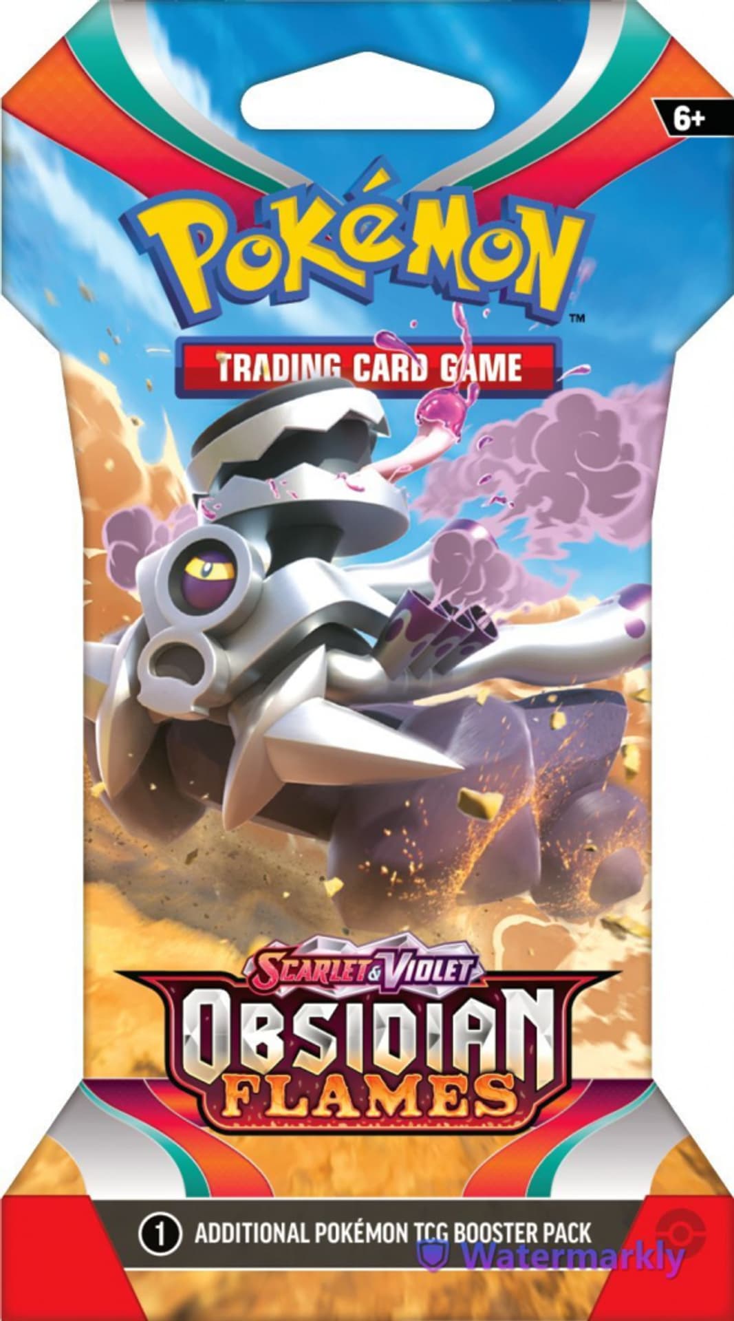 

POKEMON TCG: SCARLET & VIOLET - OBSIDIAN FLAMES - SLEEVED BOOSTER (ENG)