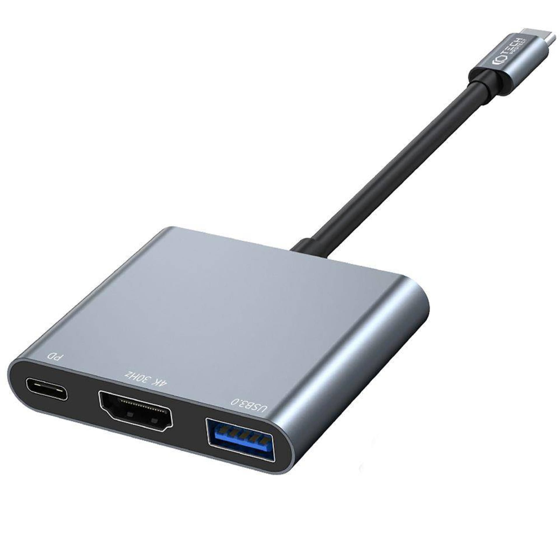 

Adapter HUB 3w1 Tech-Protect V1-HUB szary