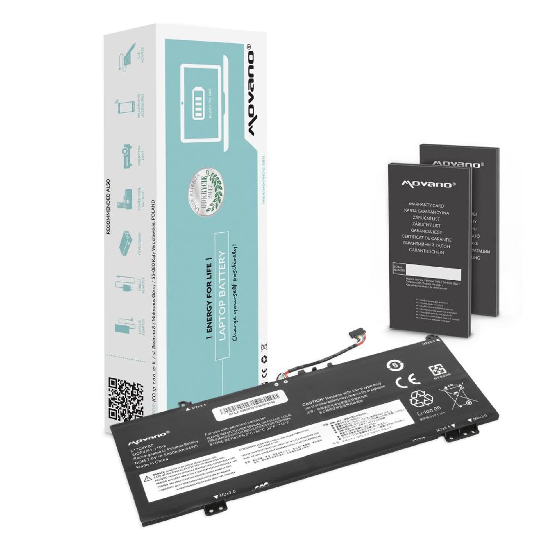 

Bateria Movano do Lenovo IdeaPad 530S, 530s-14IKB 530S-15IKB