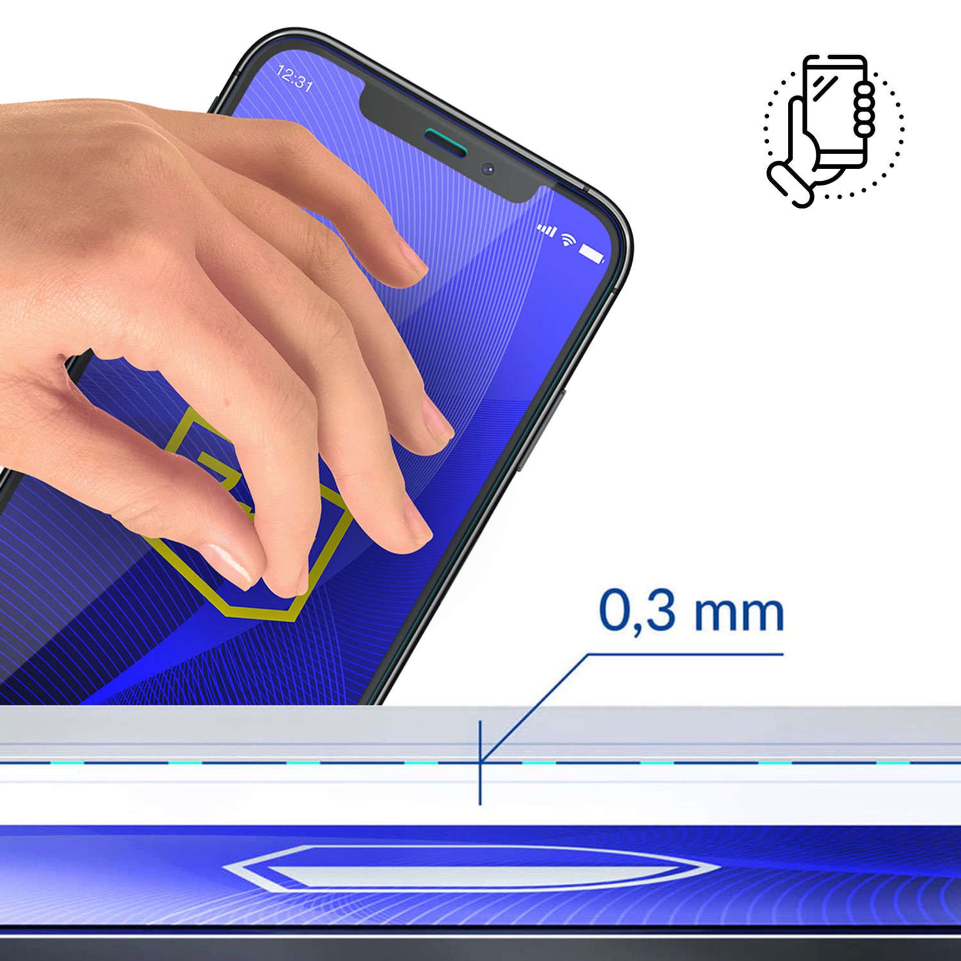 

Szkło hybrydowe do Lenovo Tab P11 2 Gen 11.5 3mk FlexibleGlass™ TB-350