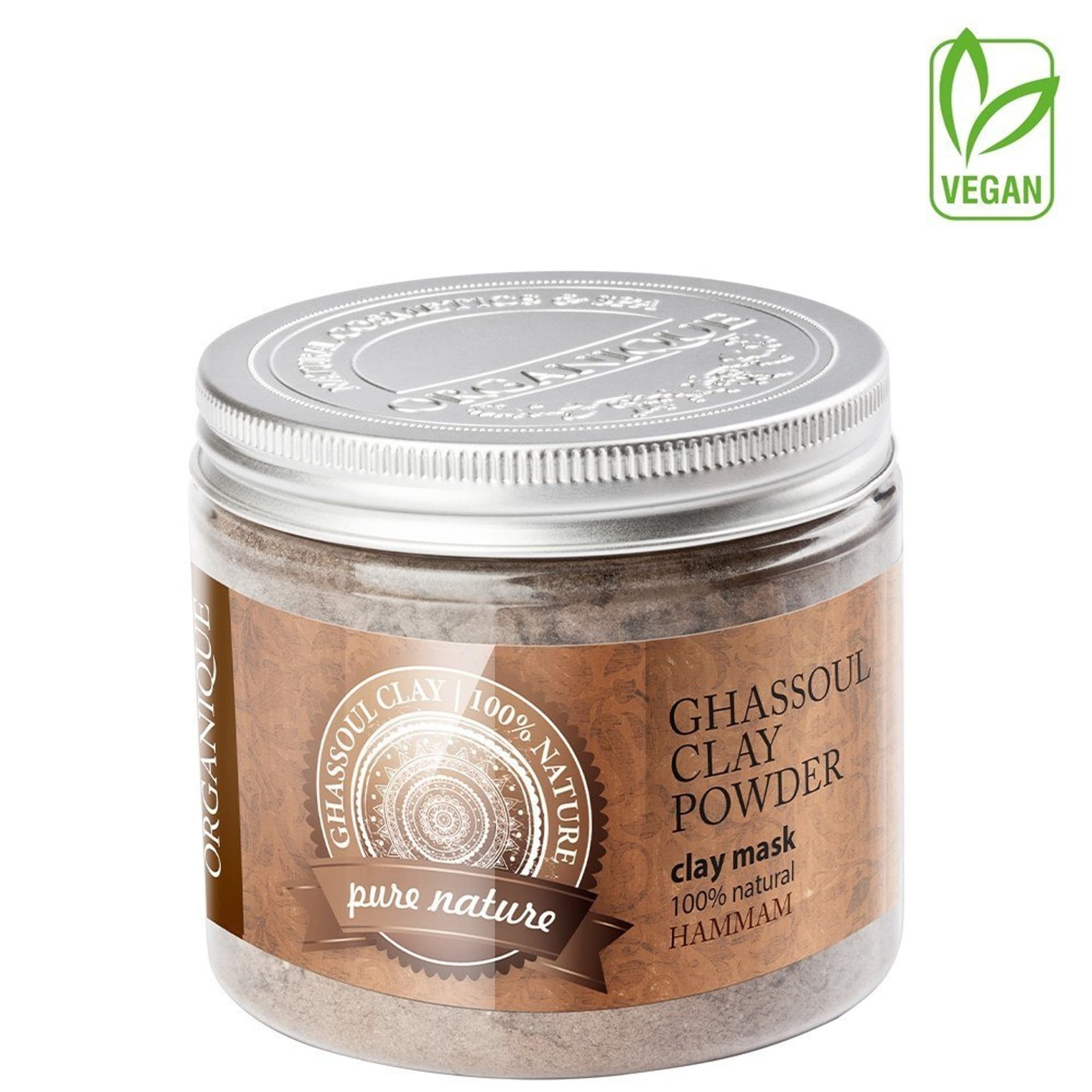 

ORGANIQUE Pure Nature Glinka kosmetyczna Ghassoul Clay Powder 150g