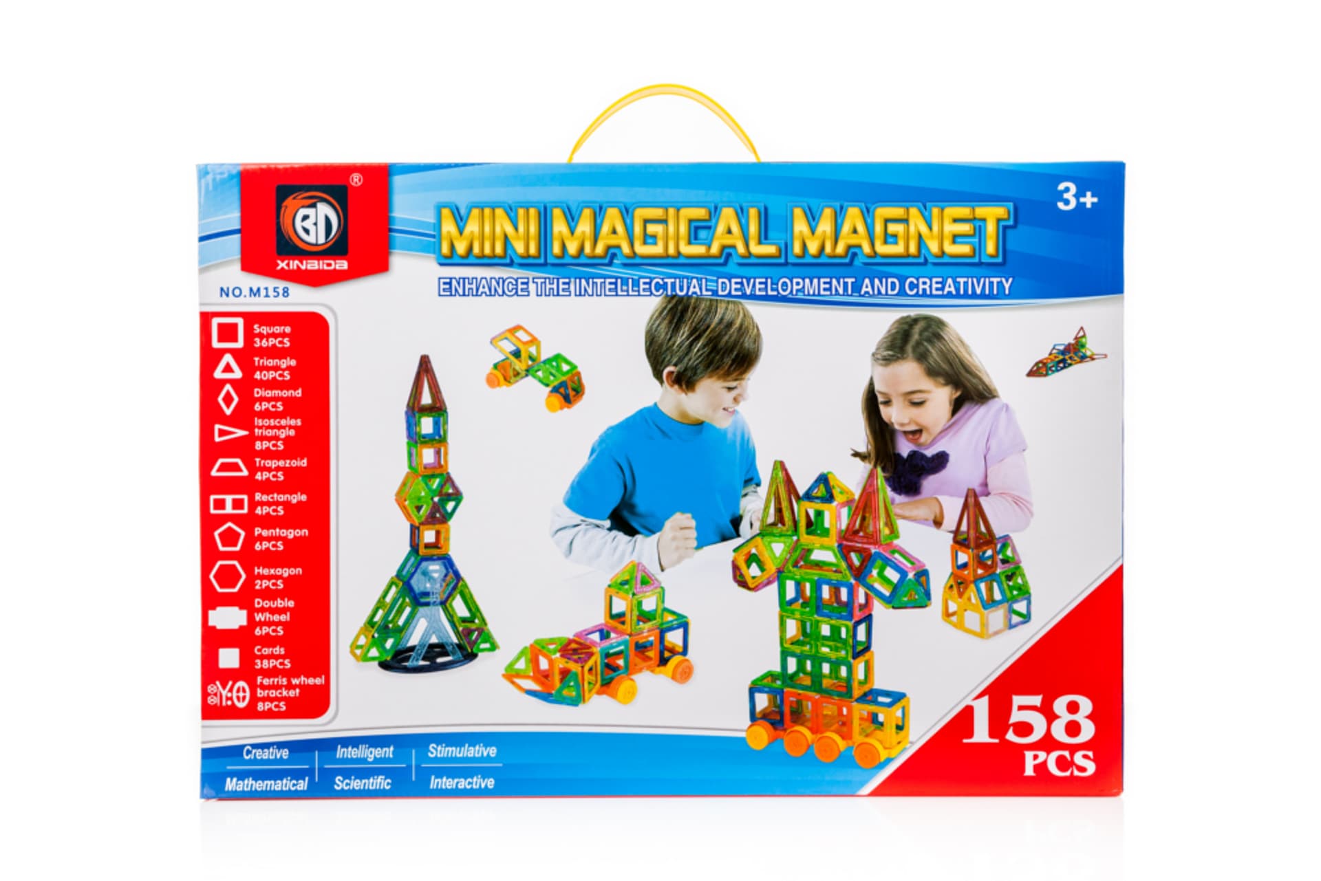 

Klocki magnetyczne MAGICAL MAGNET 158SZT