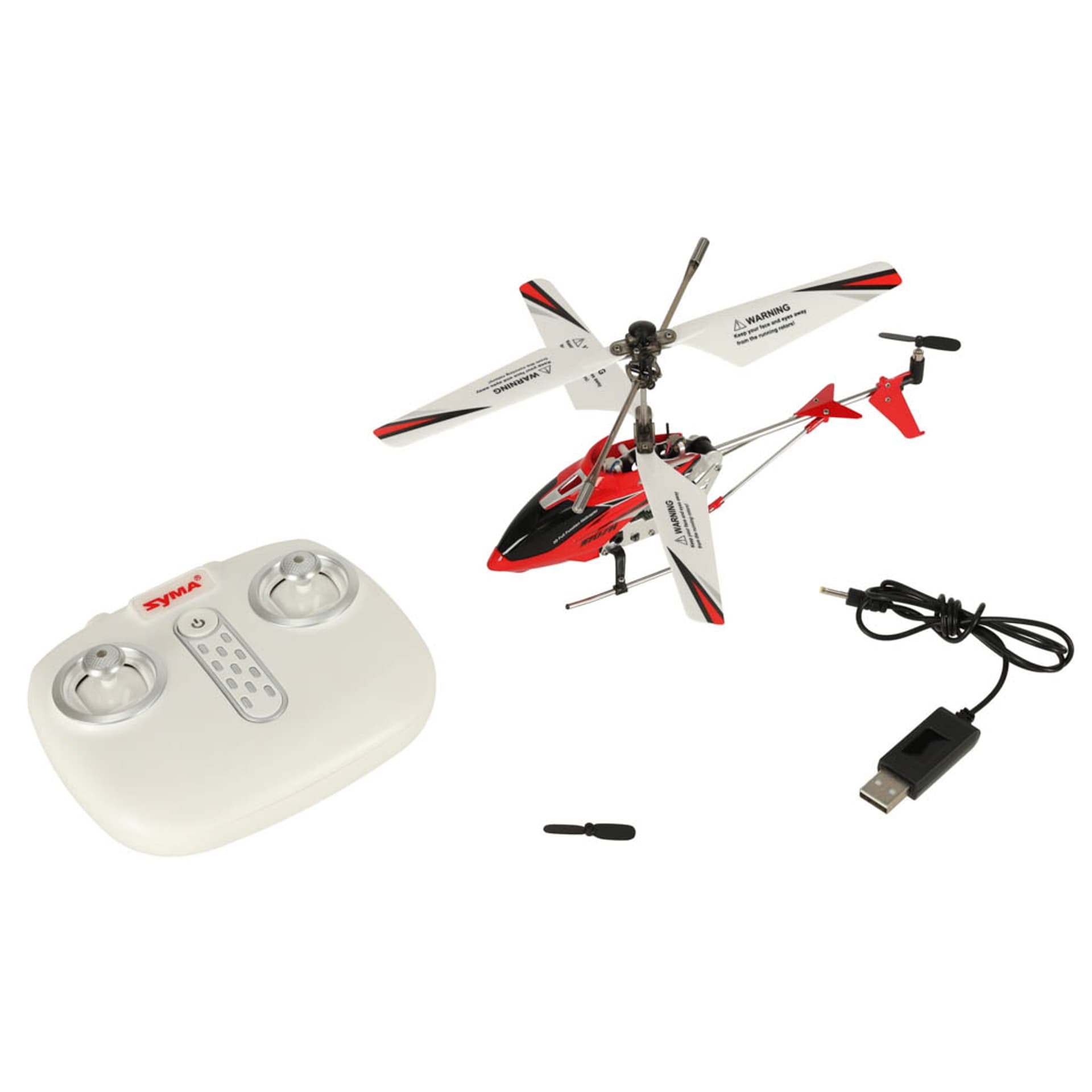 

Helikopter zdalnie sterowany na pilota RC SYMA S107H 2.4GHz RTF czerwony