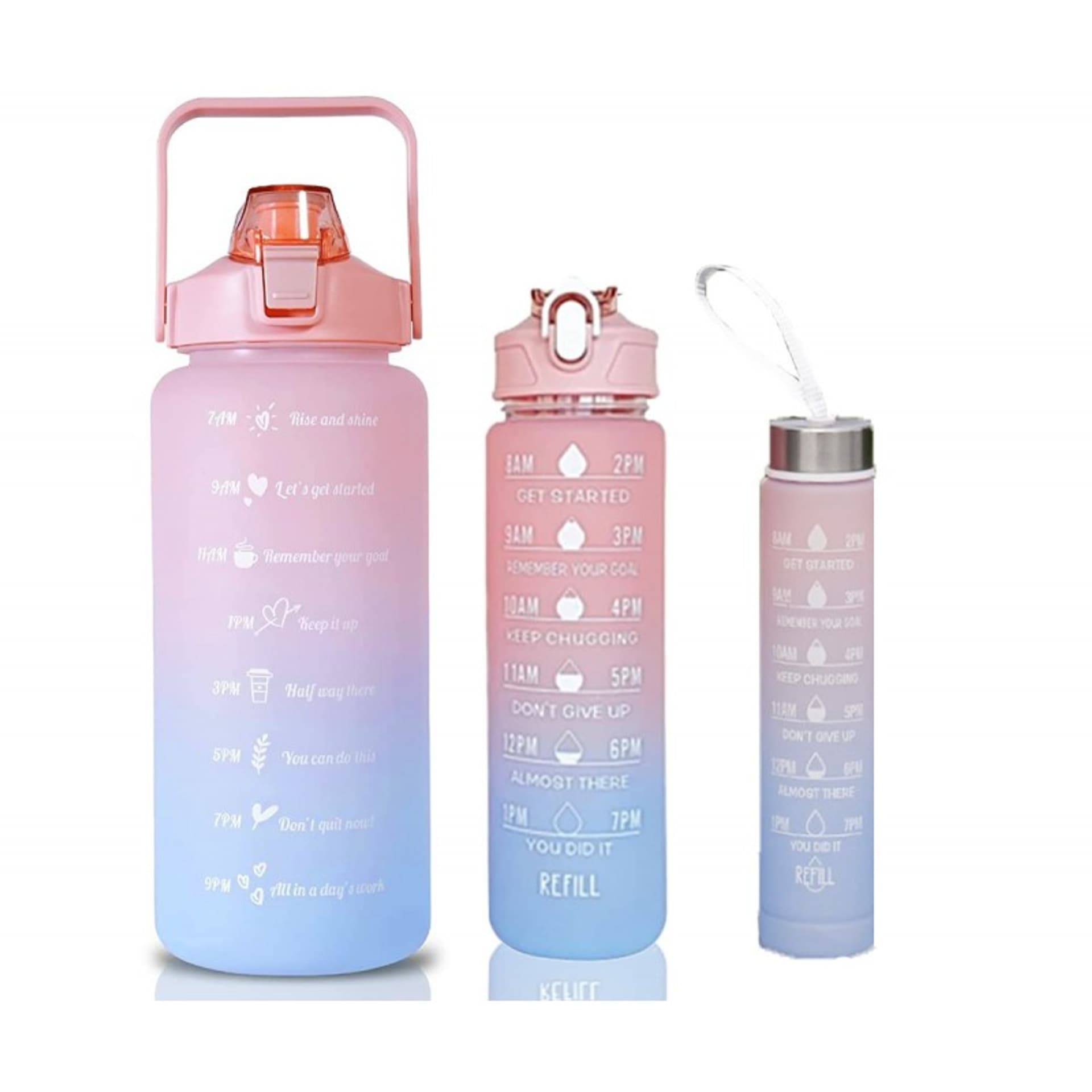 

Butelka na wodę Bidon ombre z miarką 900ML przenośny średni BD07WZ3-900ML