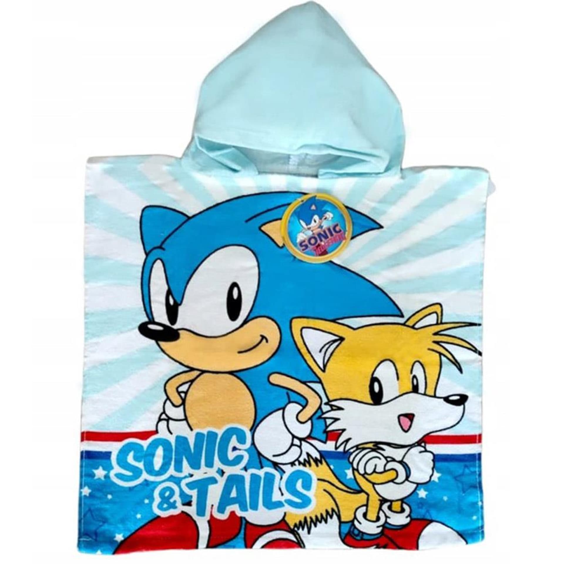 

Ręcznik bawełniany ponczo z kapturem 50x100 Sonic