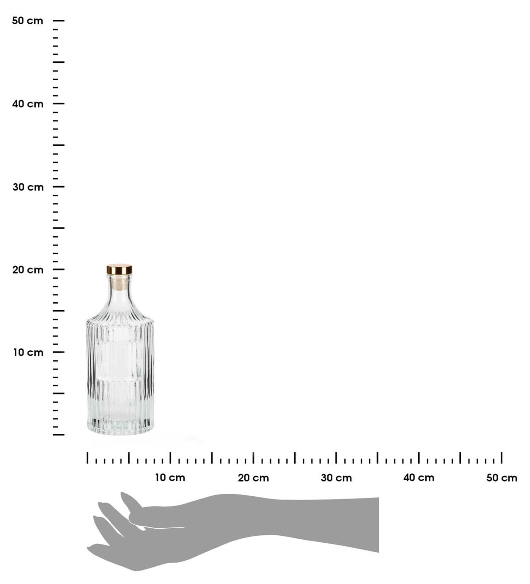 

Szklana ozdobna butelka na soki 500ml