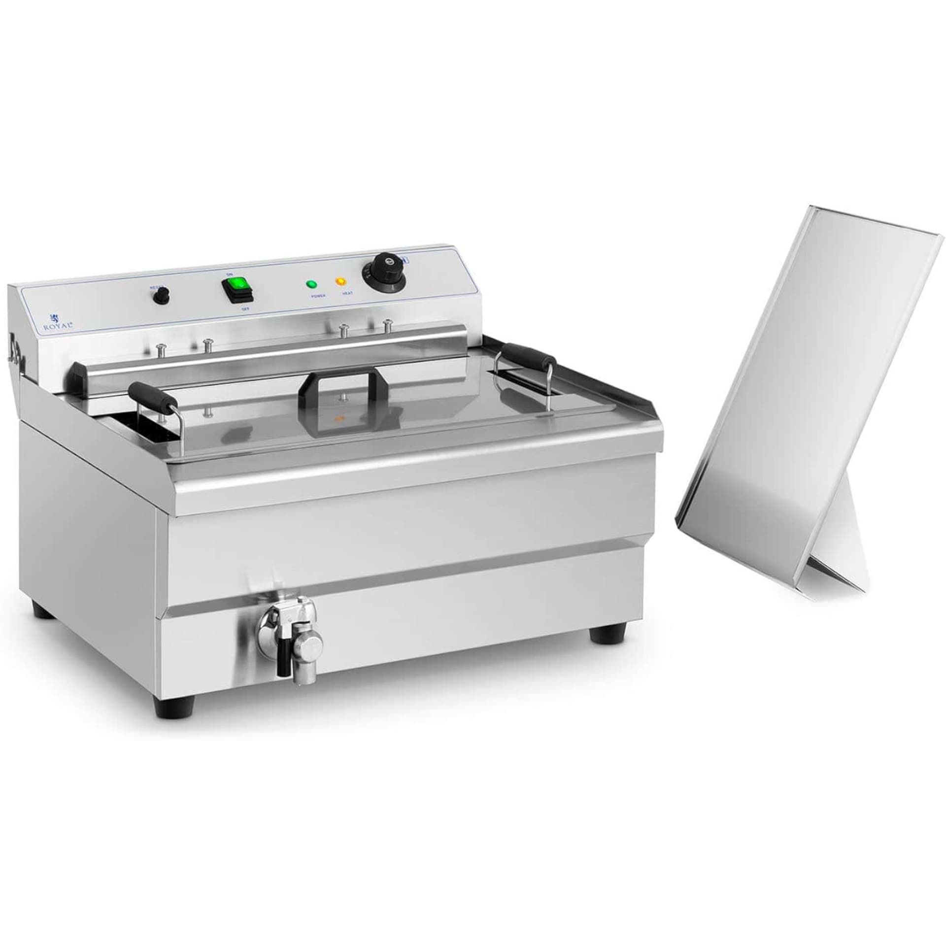 

Smażalnik do pączków ryb frytek z ociekaczem 9000 W 30 l 400 V