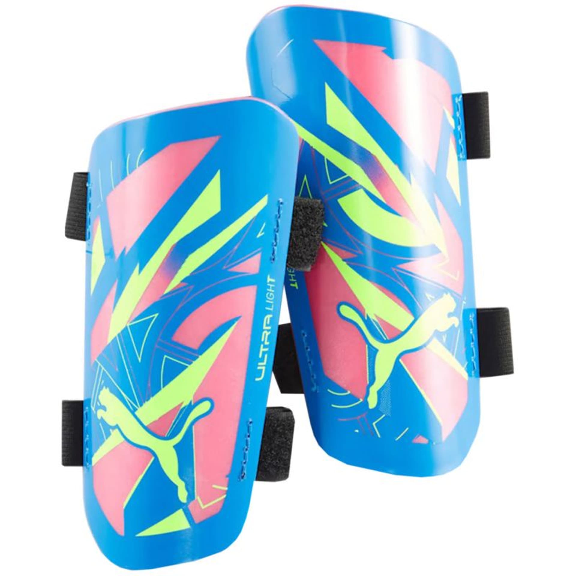 

Ochraniacze piłkarskie Puma Ultra Light Energy Strap Ultra (kolor Niebieski. Żółty, rozmiar M)