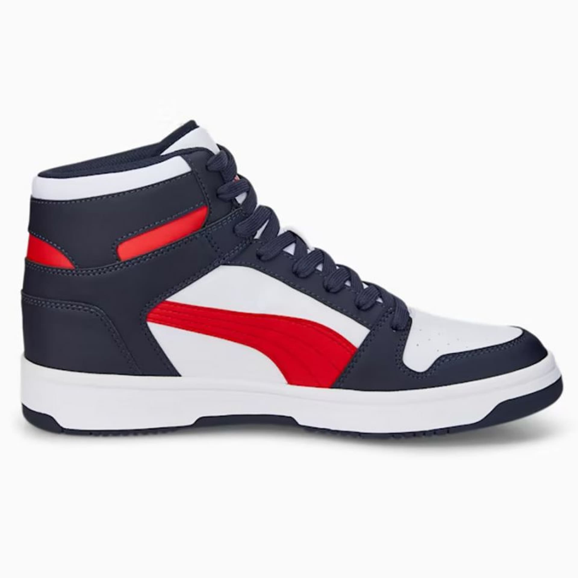 

Buty Puma Rebound LayUp SL M 369573 (kolor Biały. Czerwony. Granatowy, rozmiar 42 1/2)