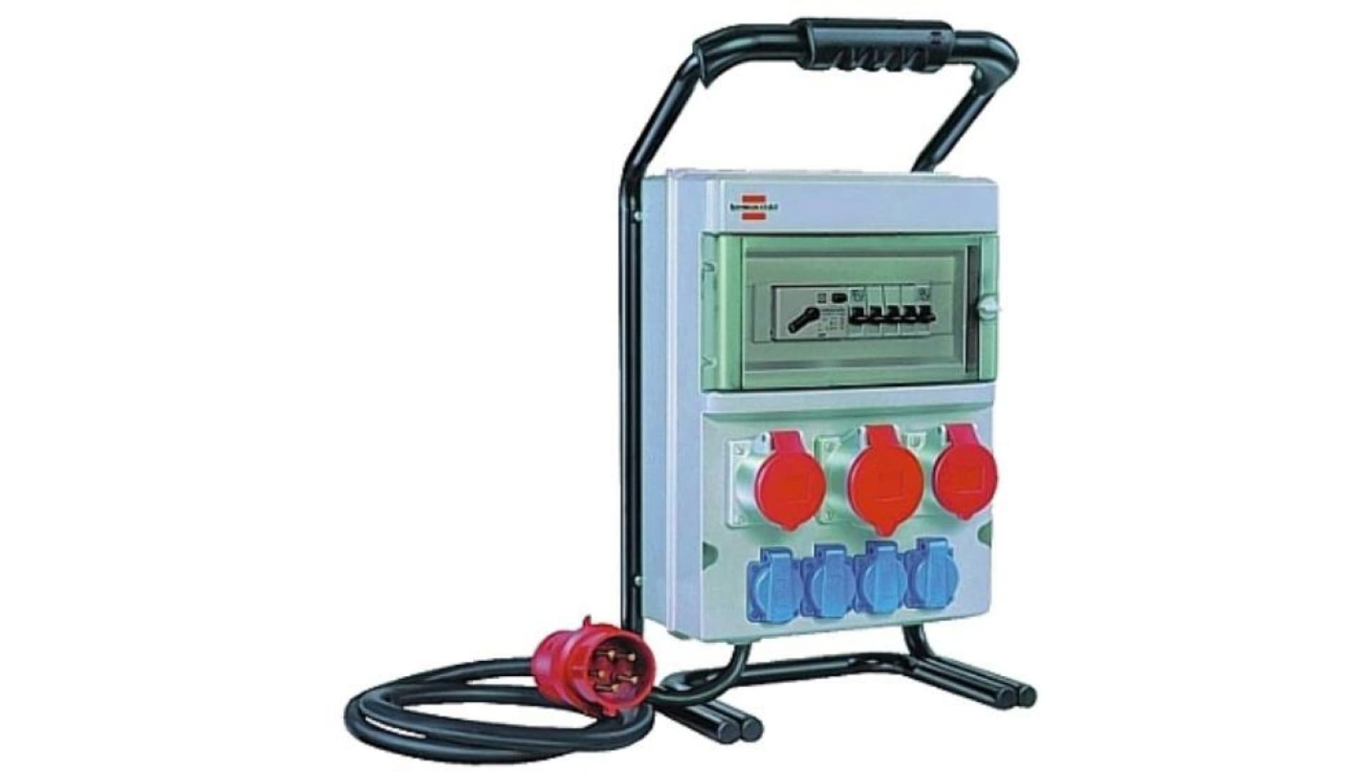 

Rozdzielnica budowlana przenośna BSV 4/32 FS IP44 1xCEE 400V/32A + 2xCEE 400V/16A 4x230V/16A + zabezpieczenia 1154904