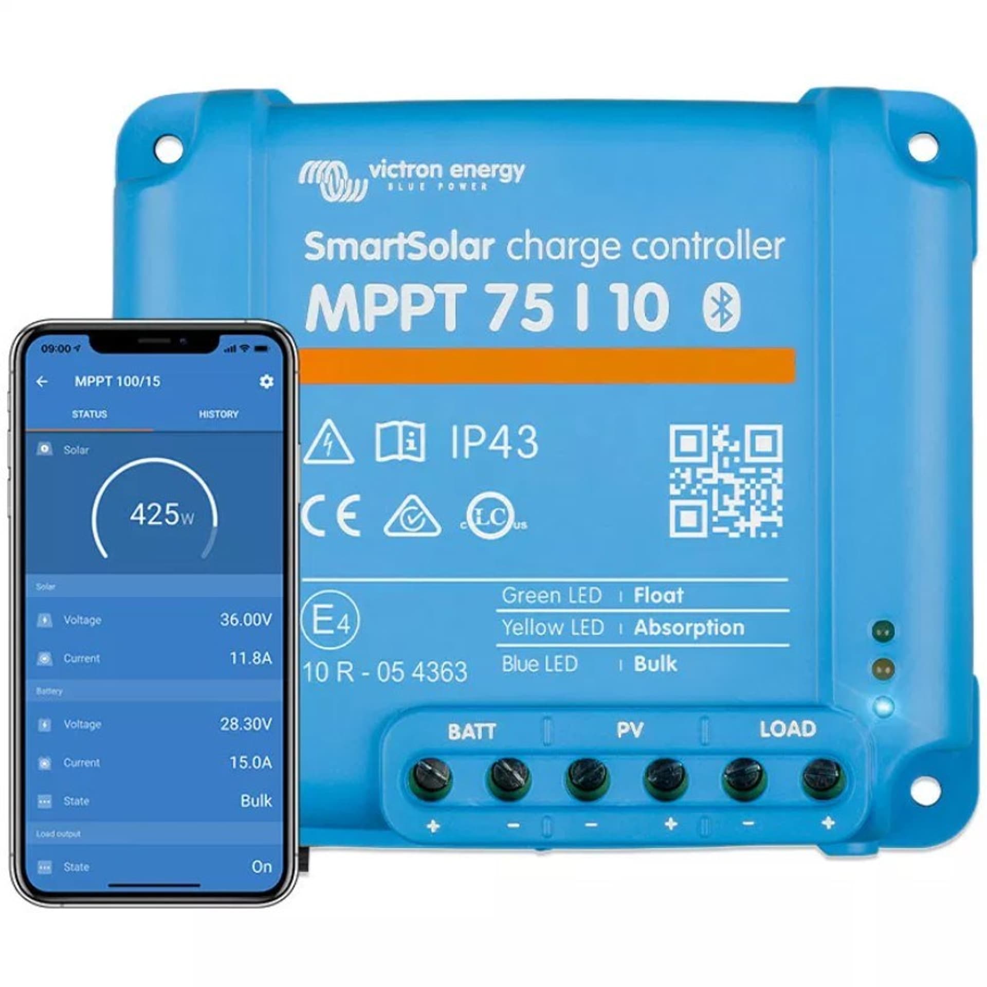 

Victron Energy Regulator ładowania Smart 75V/10A BlueTooth