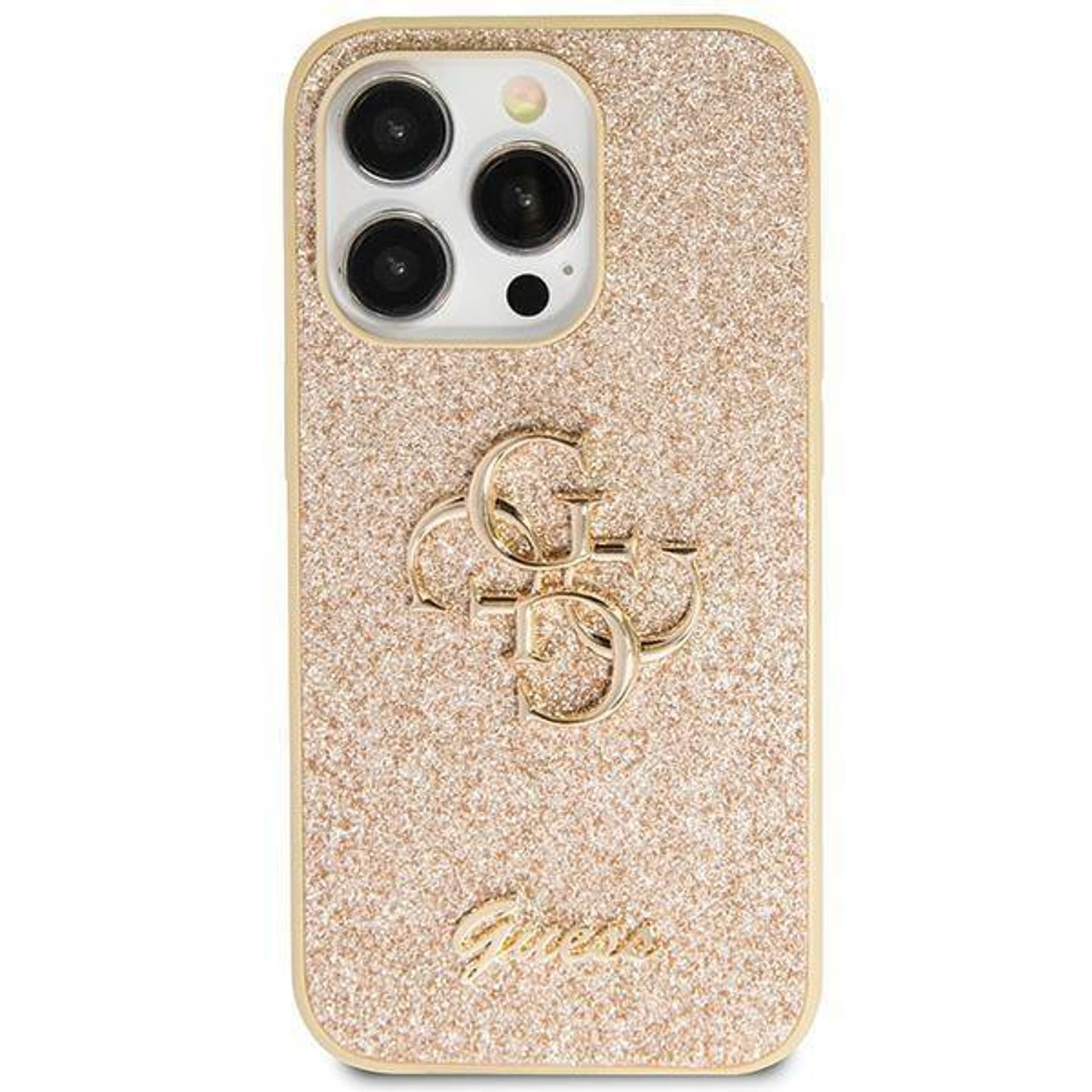 

Guess GUHCN61HG4SGD iPhone 11 / Xr 6.1" złoty/gold hardcase Glitter Script Big 4G