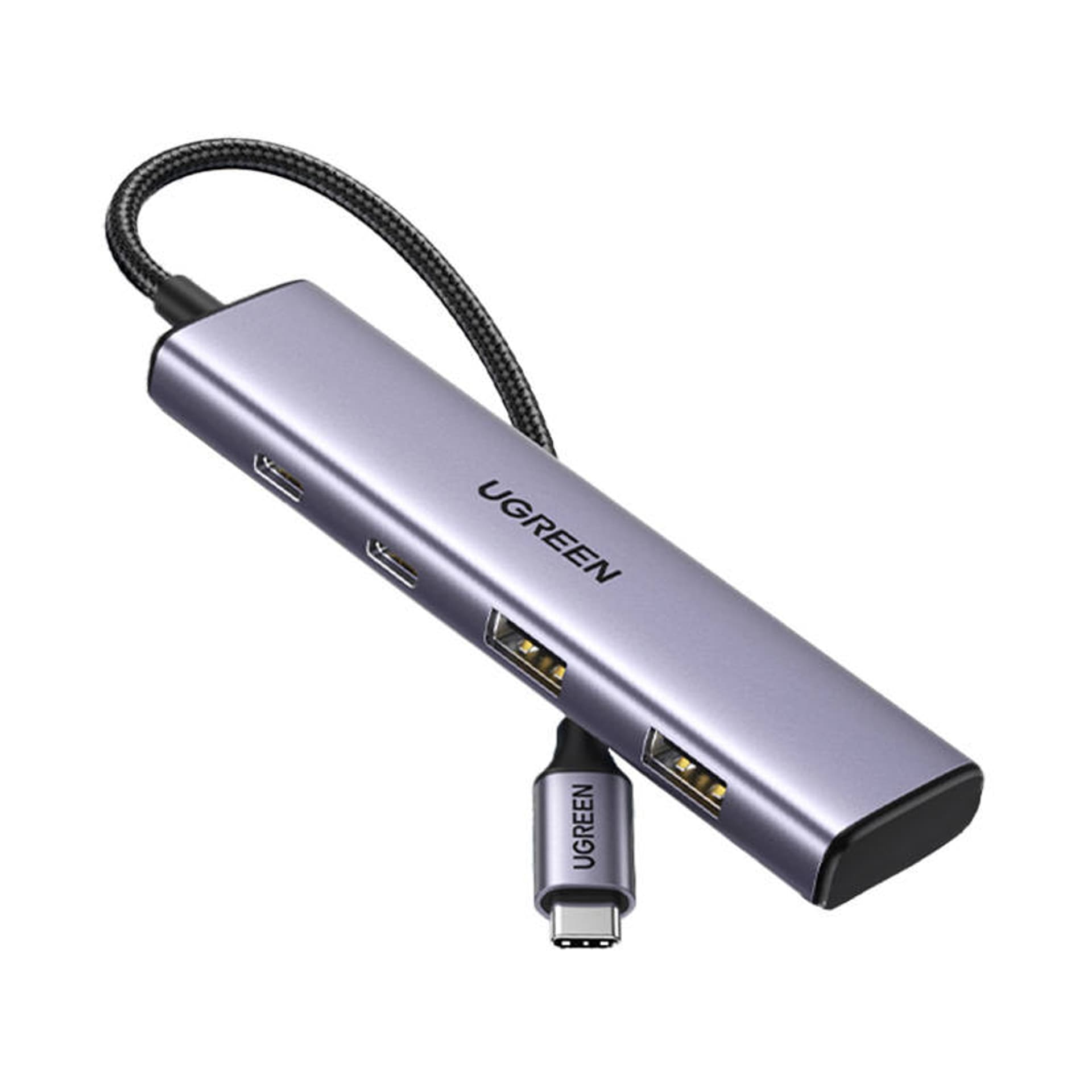 

Adapter HUB UGREEN CM473 USB-C do 2x USB-A, 2x USB-C