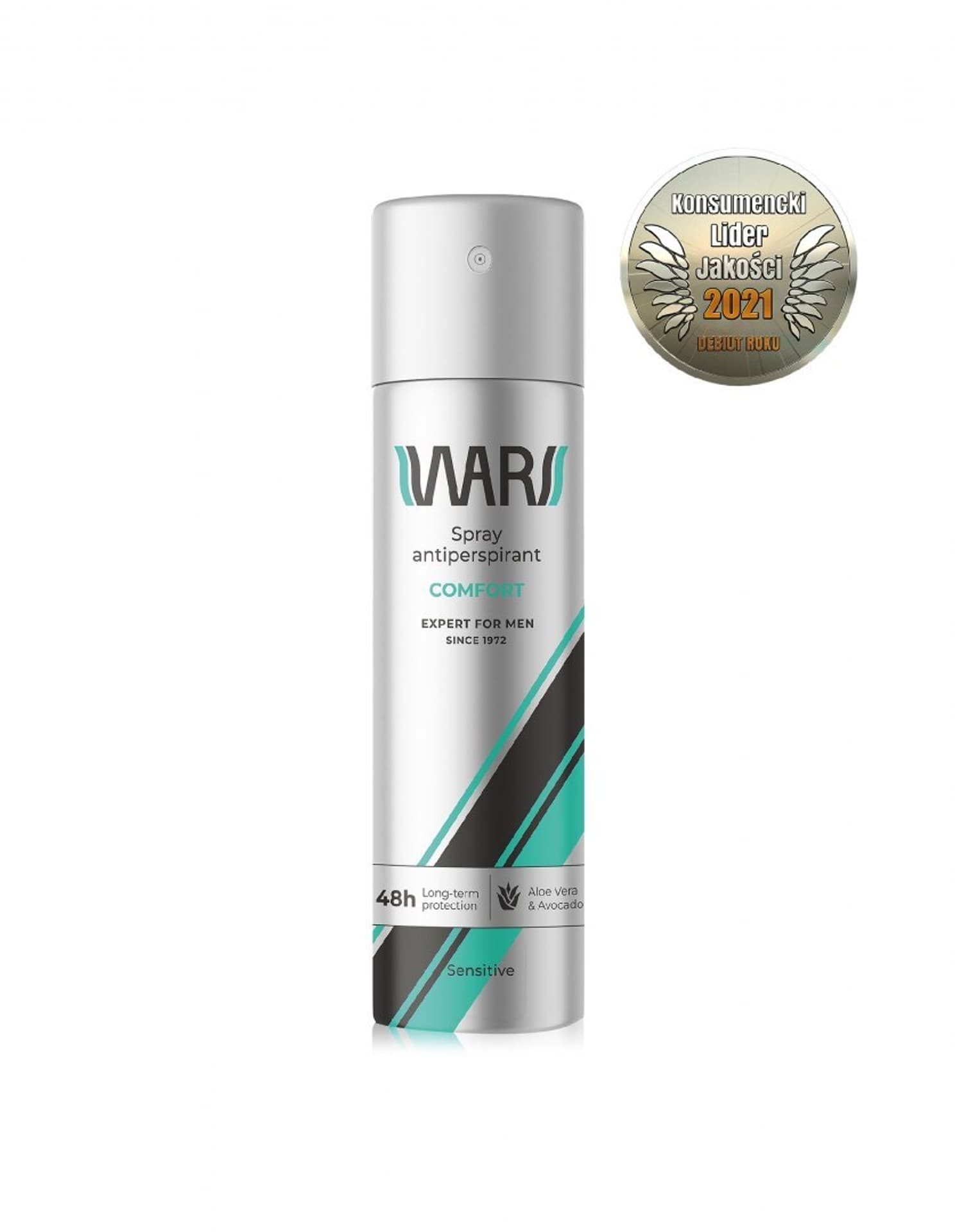 

Wars Expert for Men Dezodorant antiperspirant Comfort - Aloe Vera&Avocado 150ml