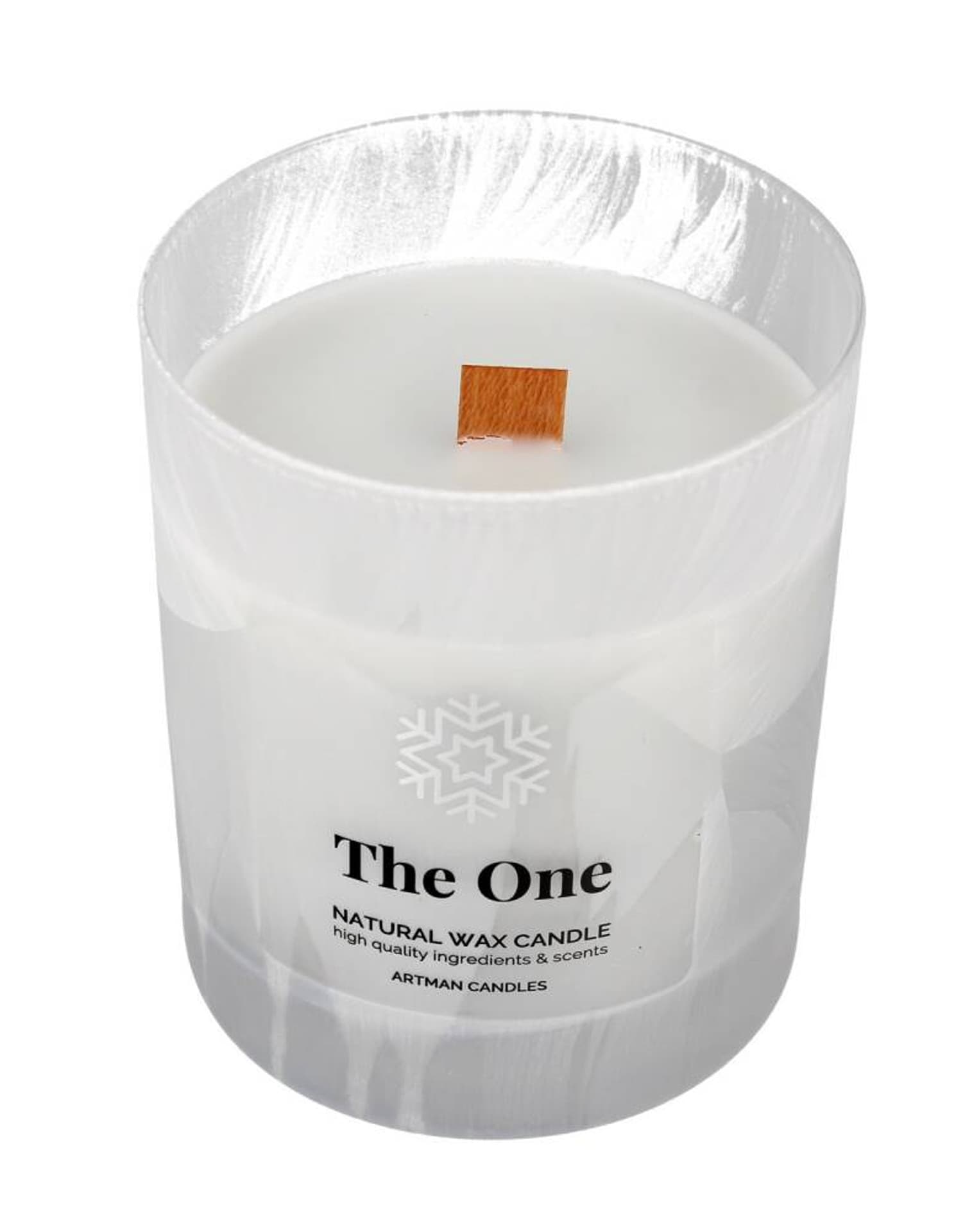

Świeca ORGANIC w szkle woskowa WINTER THWINTER THE ONE 8xh10cm